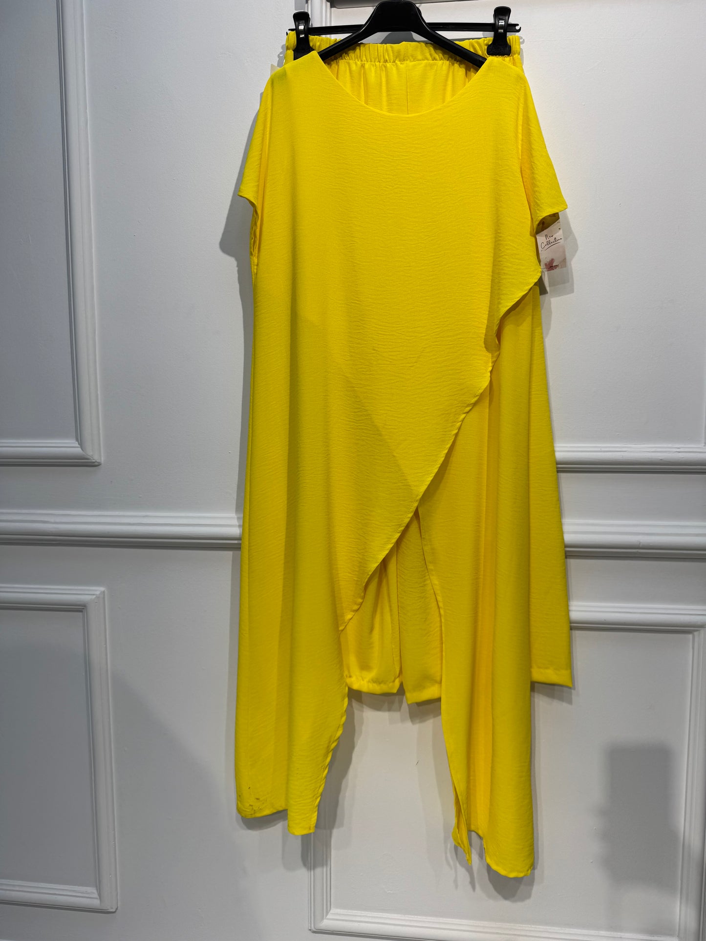 Conjunto Alicante 3133(pantalon +blusa larga desigual)
