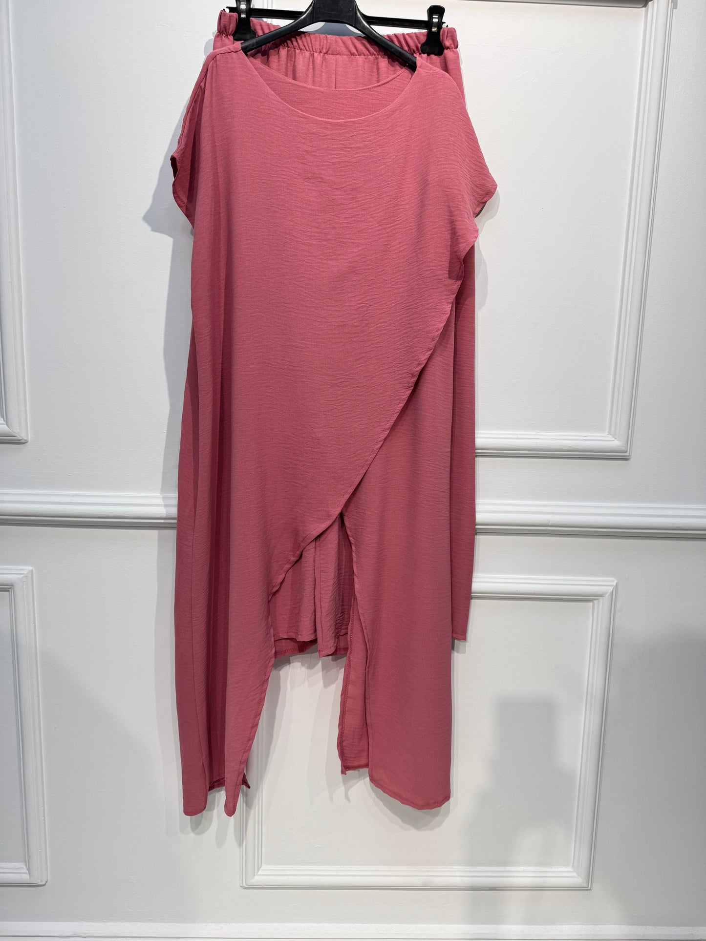 Conjunto Alicante 3133(pantalon +blusa larga desigual)