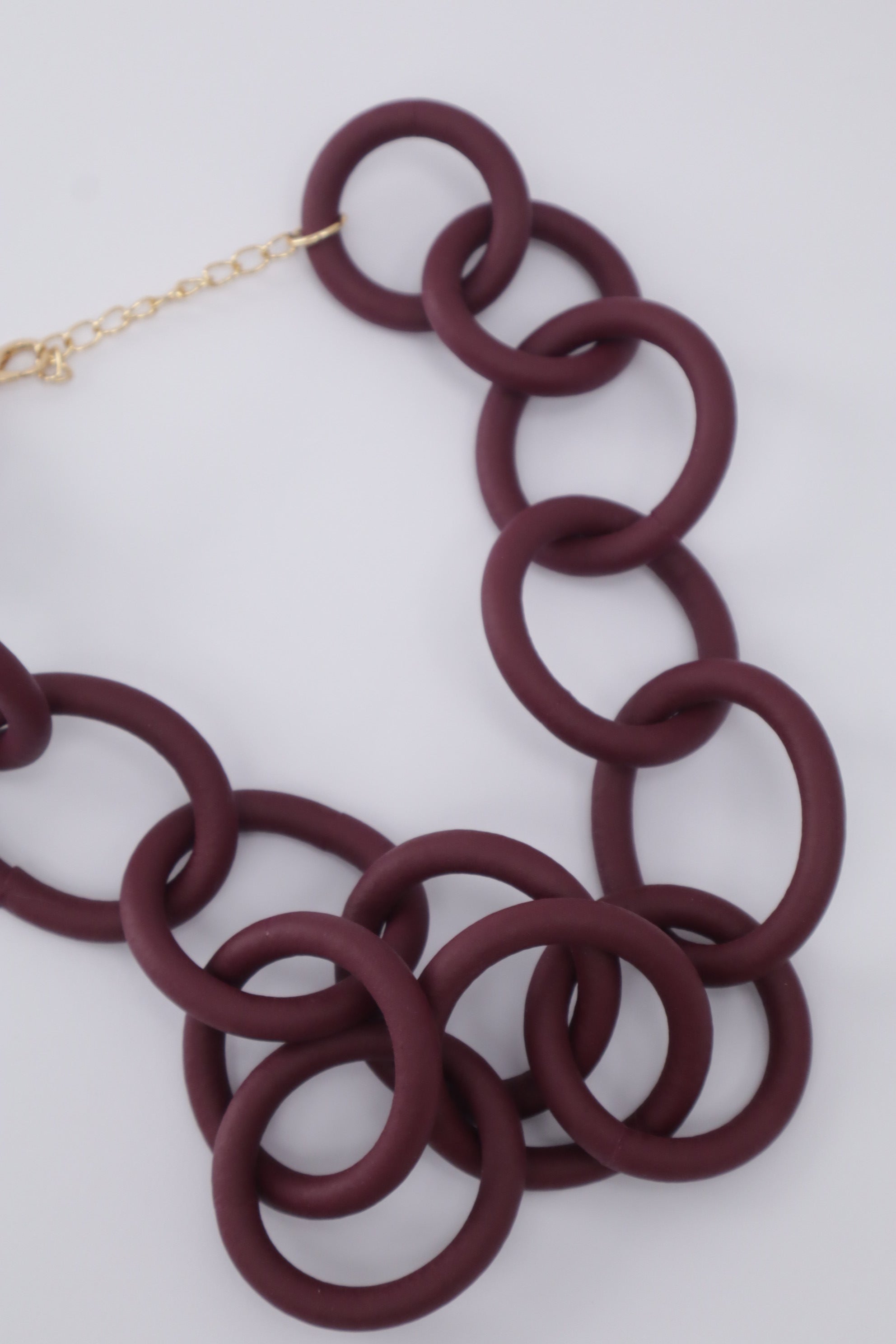 Gargantilla eslabones goma 54936