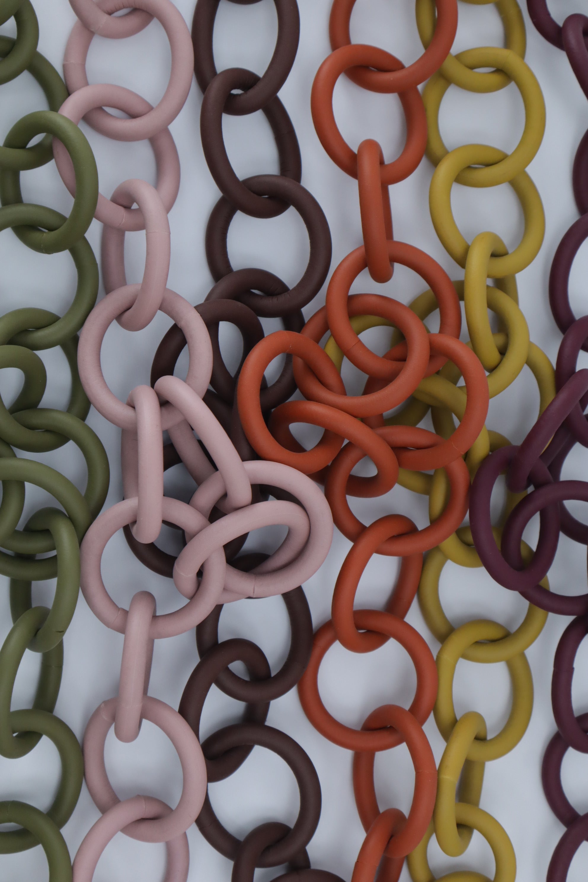 Gargantilla eslabones goma 54936