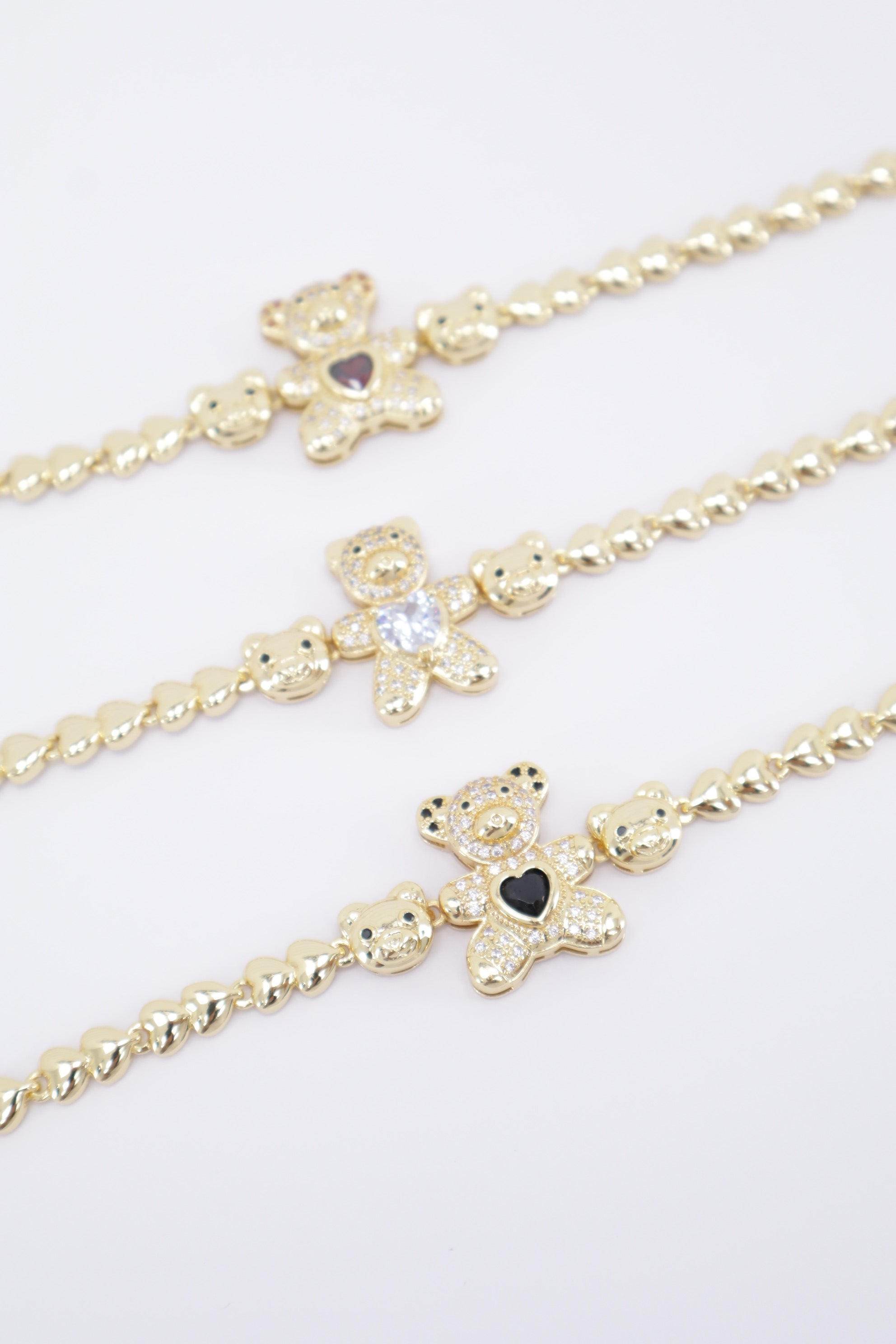 Pulsera oso barriga corazon