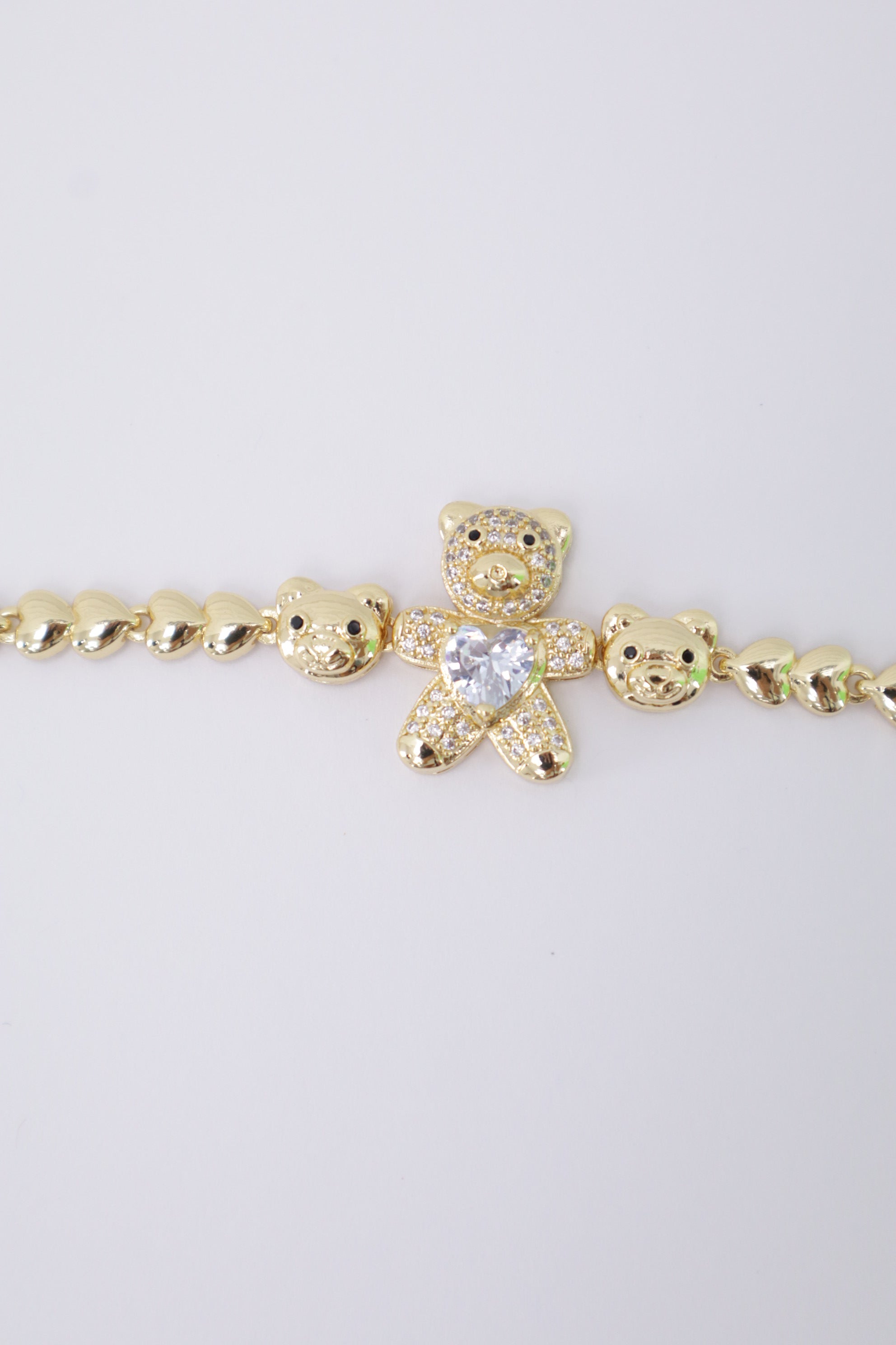 Pulsera oso barriga corazon