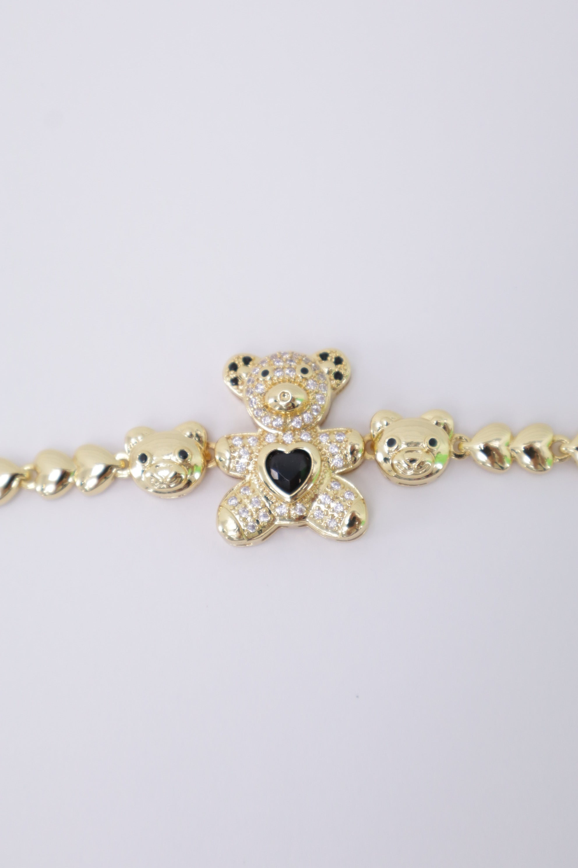 Pulsera oso barriga corazon