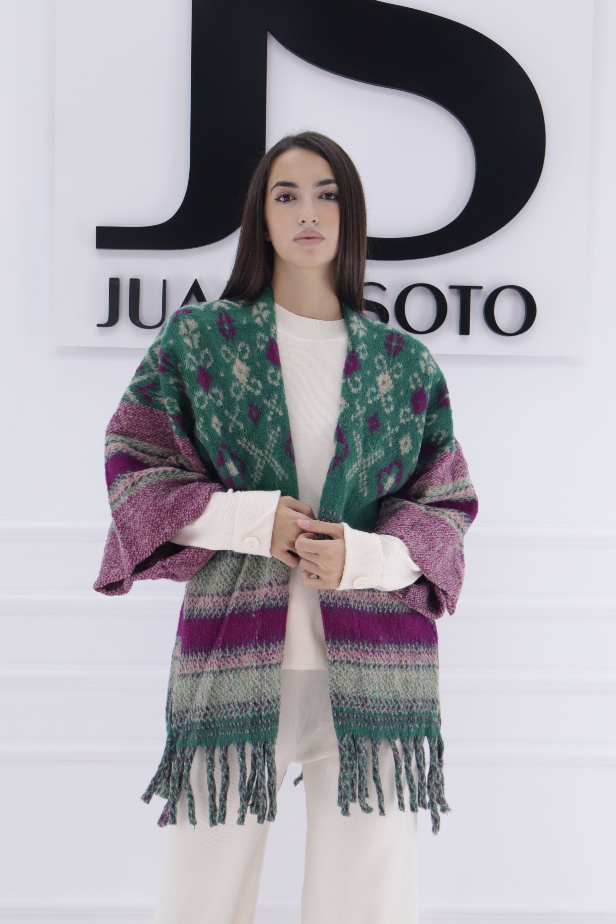 Poncho etnico 80029