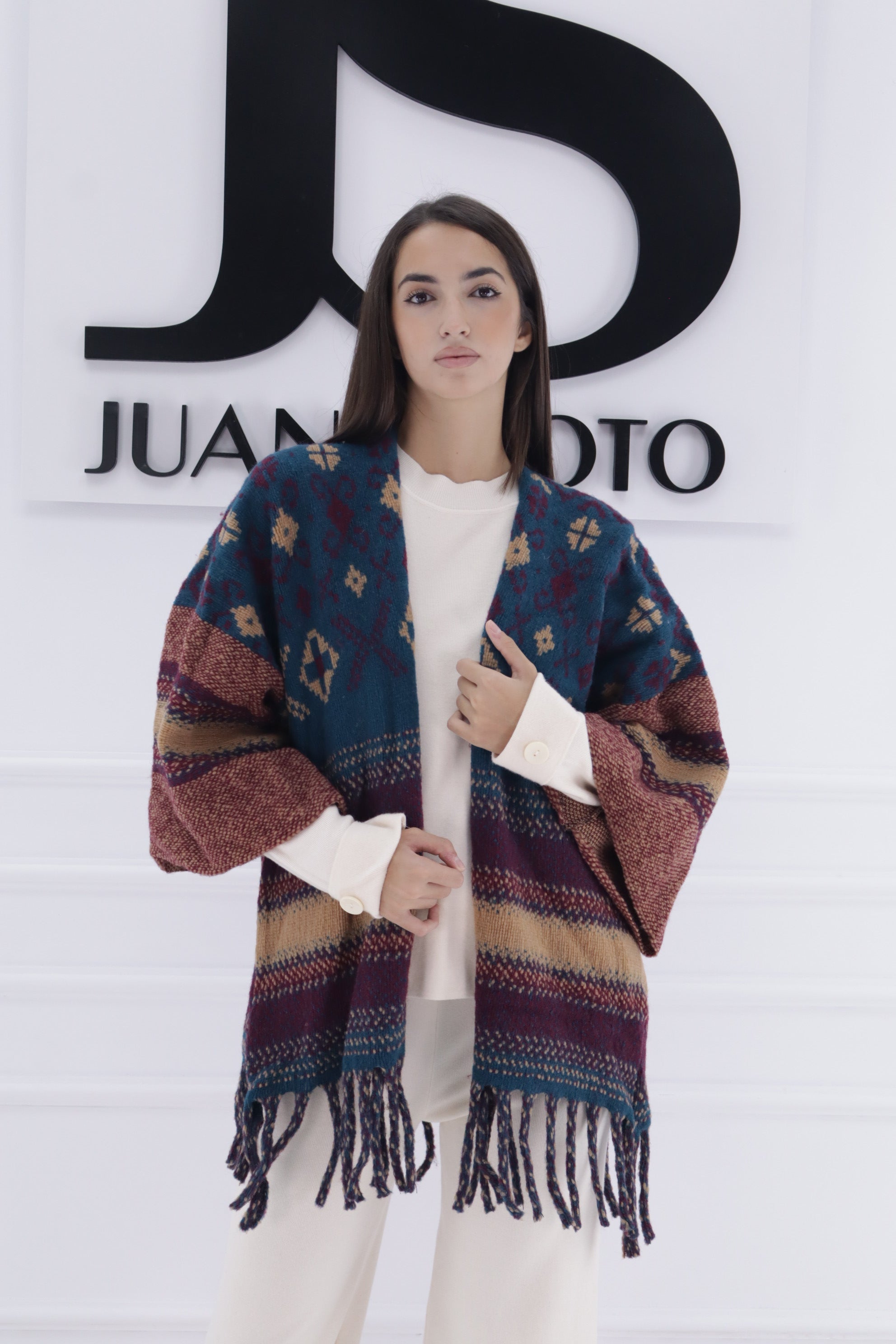 Poncho etnico 80029