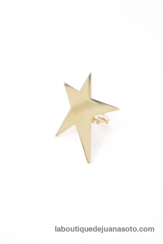 anillo estrella TALLA UNICA