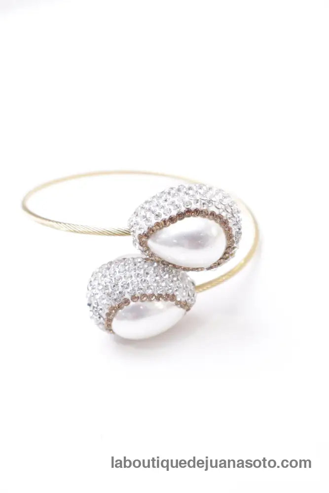 Pulsera cristal + acero b02-el-v65