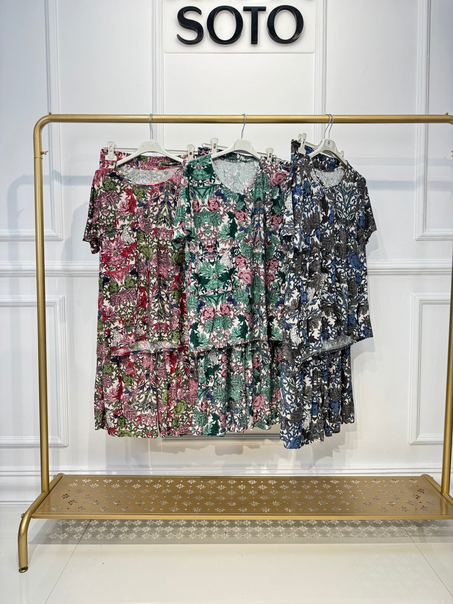 Conjunto  FLORAL F609/F6010