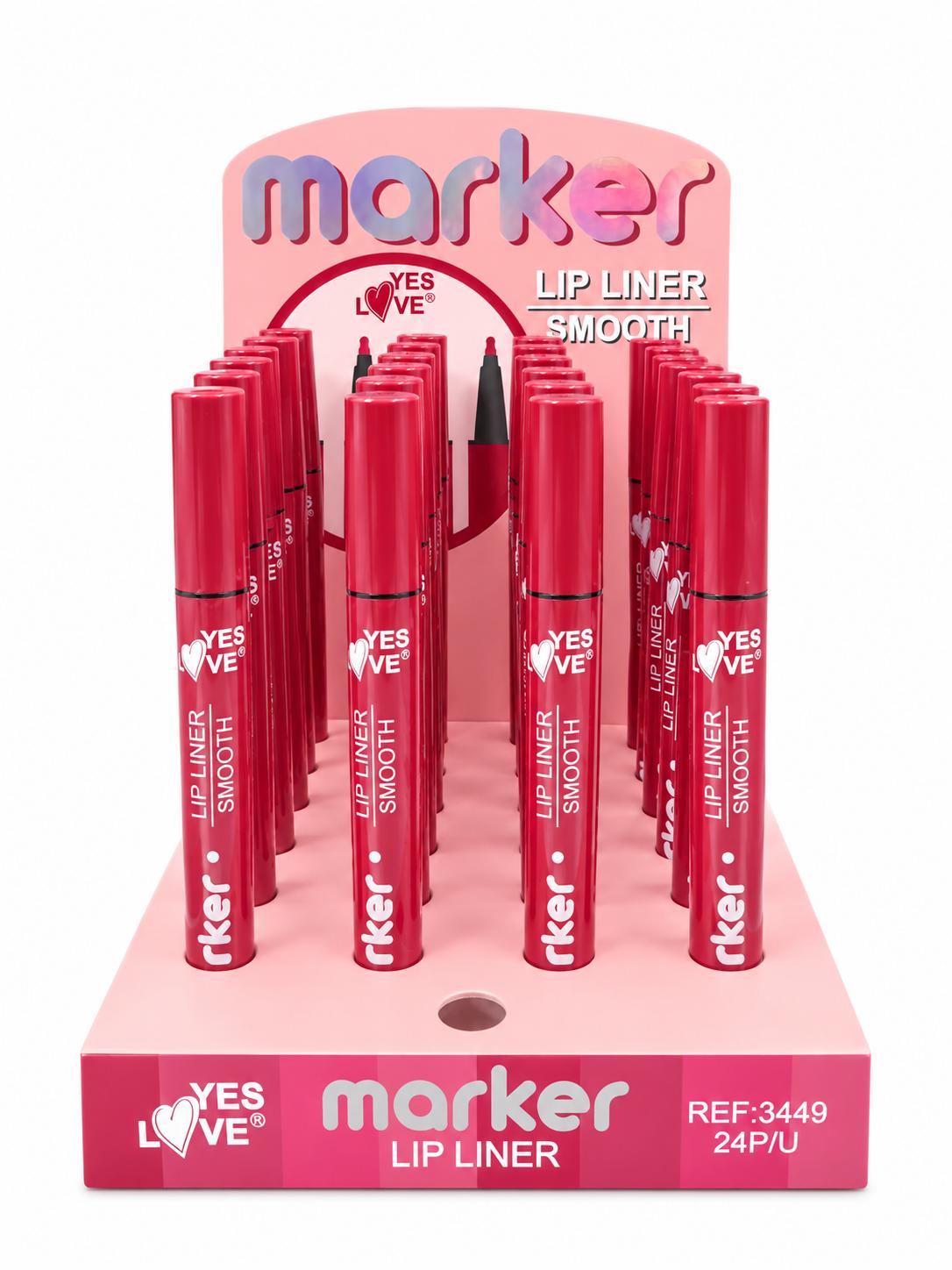Rotulador labios fijo
