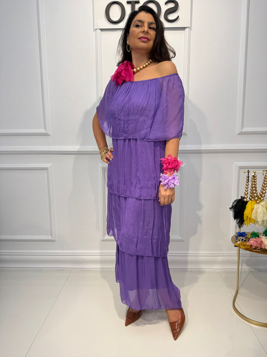 Vestido  Jerez 66319(volantes)