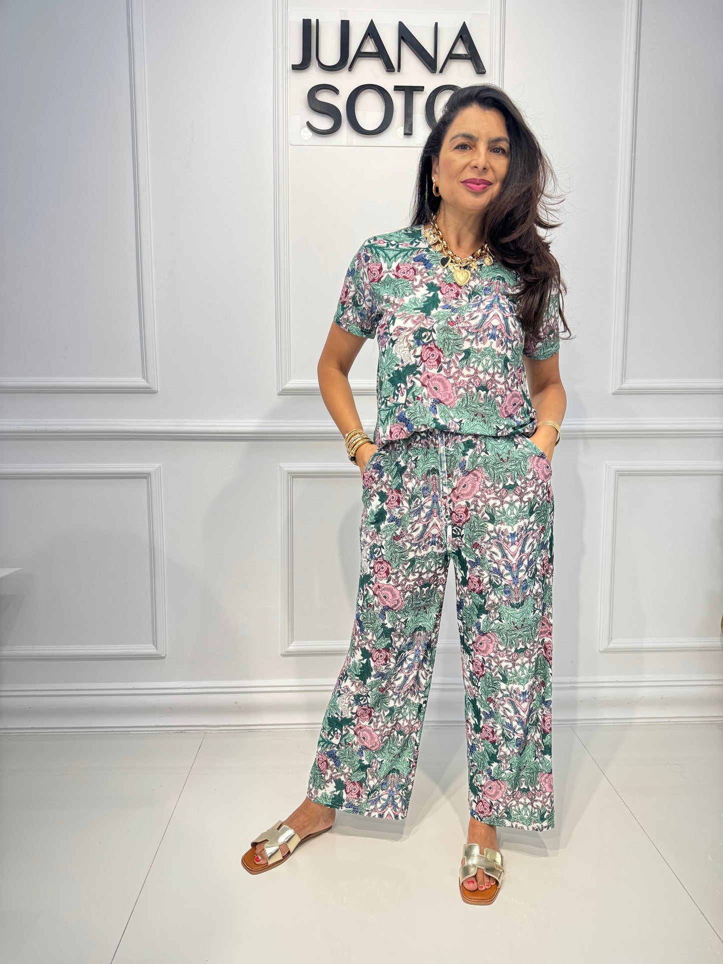 Conjunto  FLORAL F609/F6010