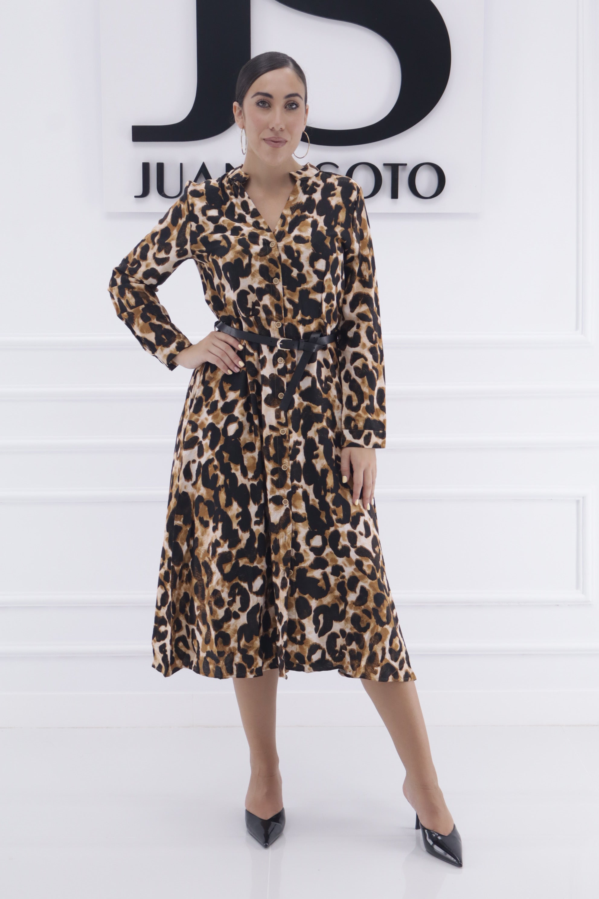 Vestido leopardo 8782