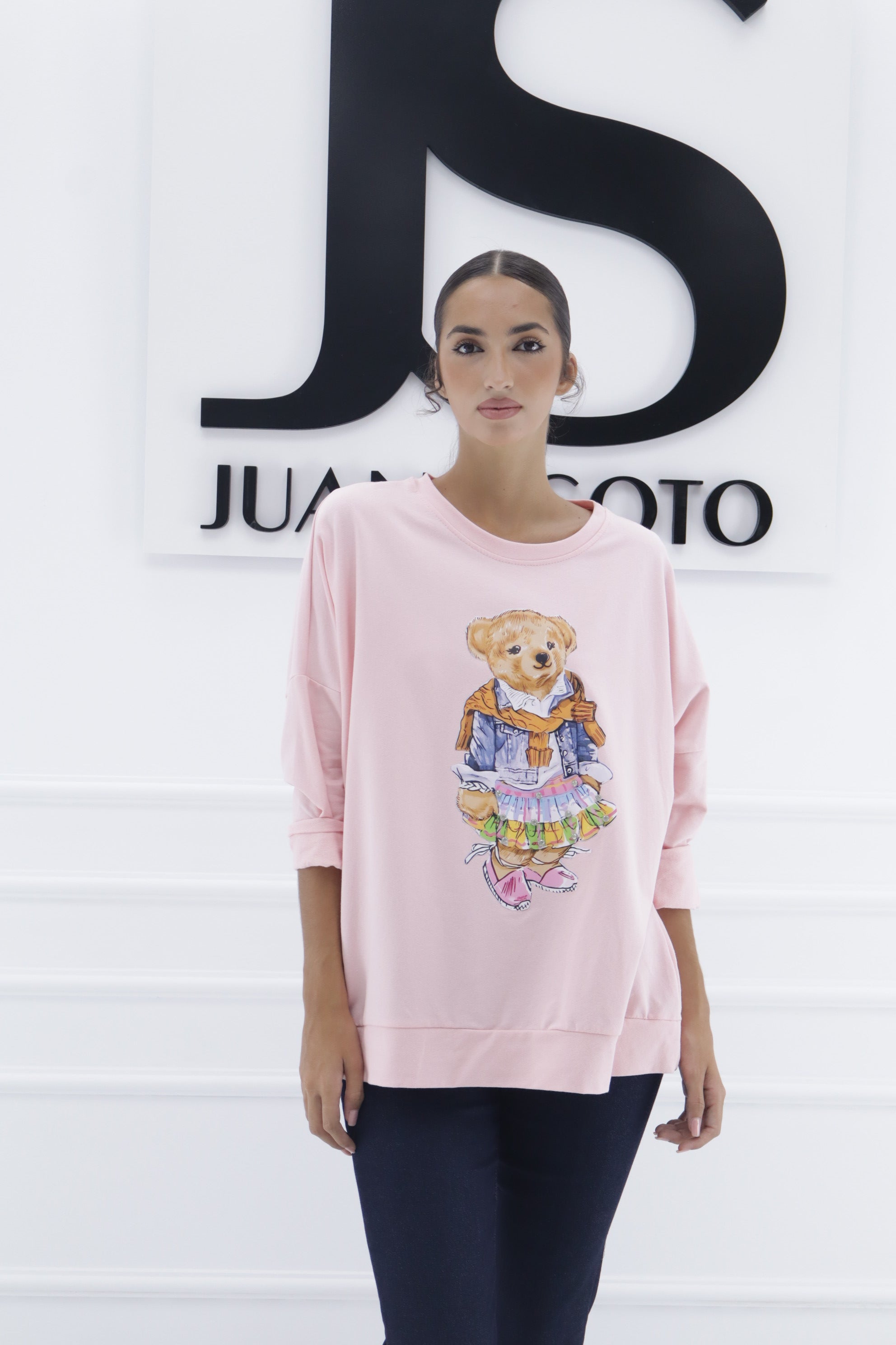 Sudadera oso falda colores