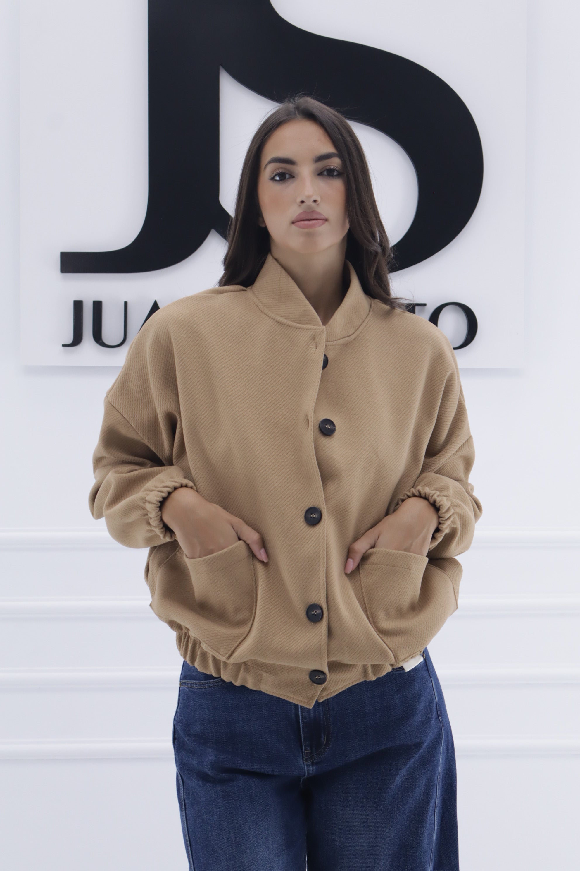 Chaqueta bomber paño 23708