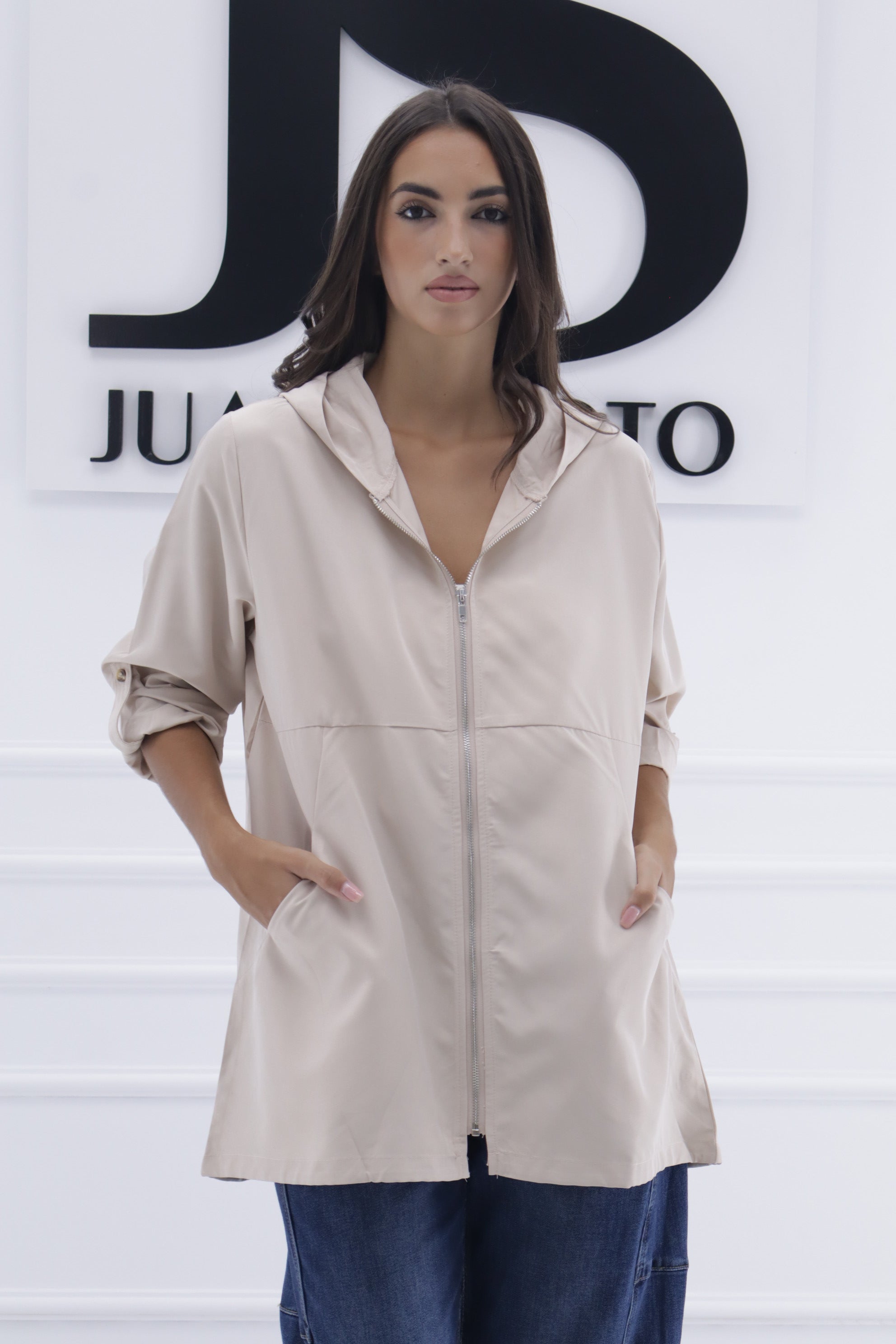 Gabardina beig 8411101