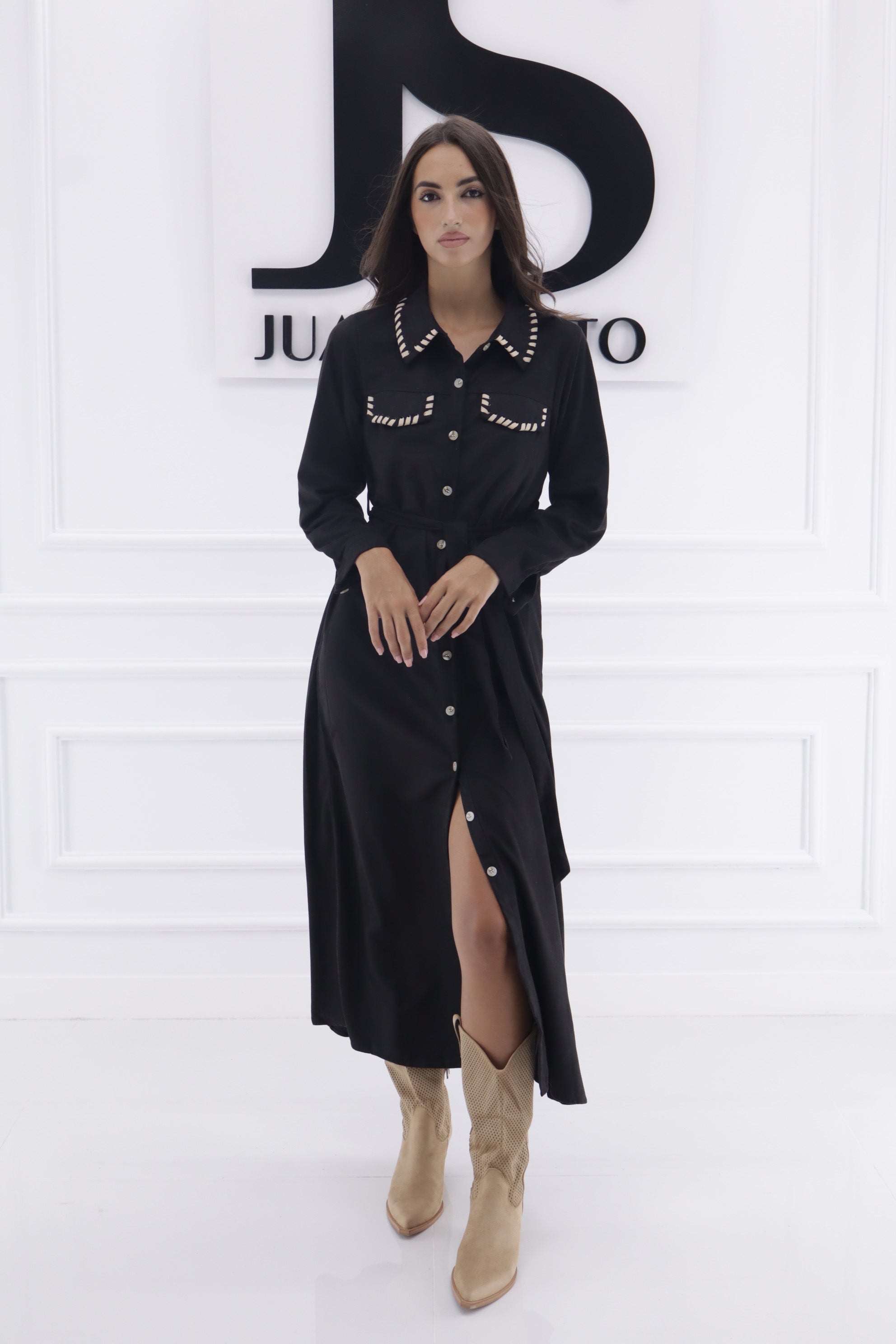 Vestido antelina R213