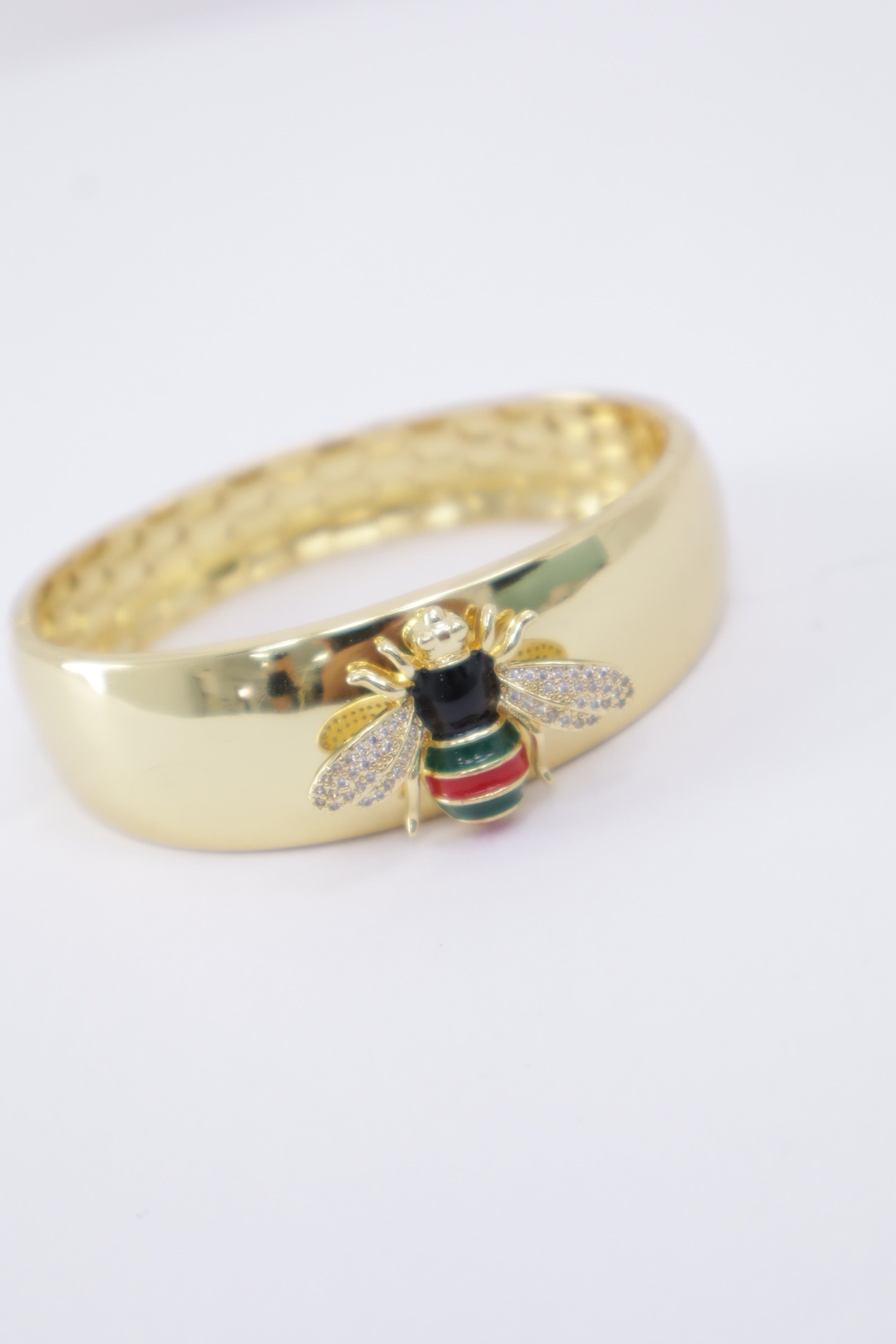Pulsera acero abeja CC