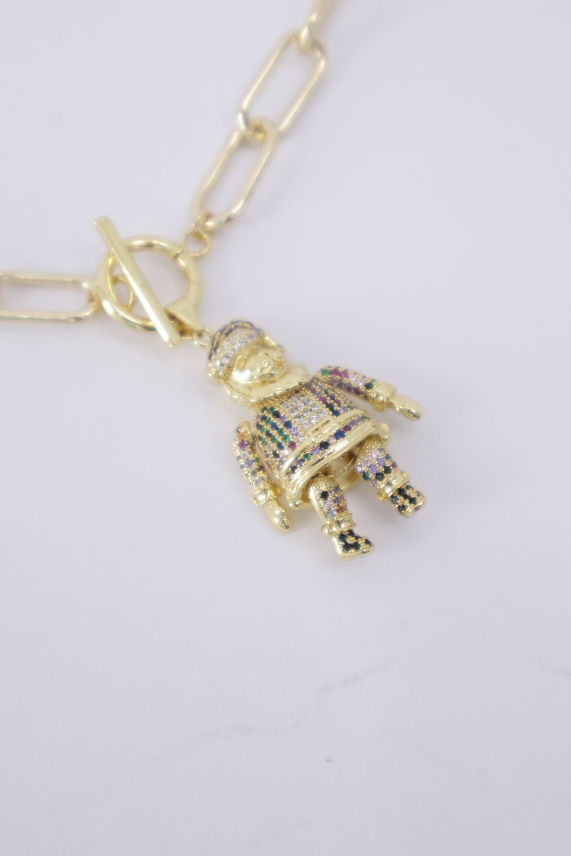 Collar acero títere