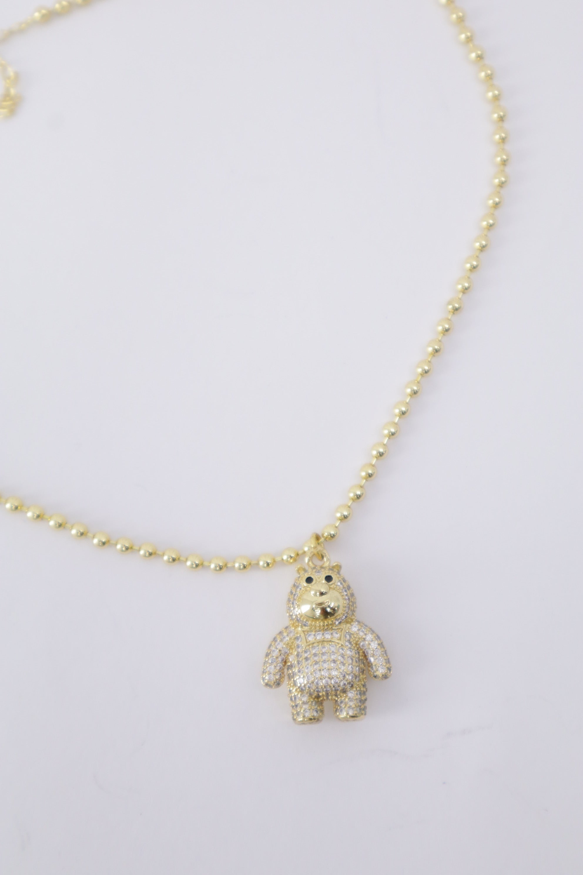 Collar acero oso gordo
