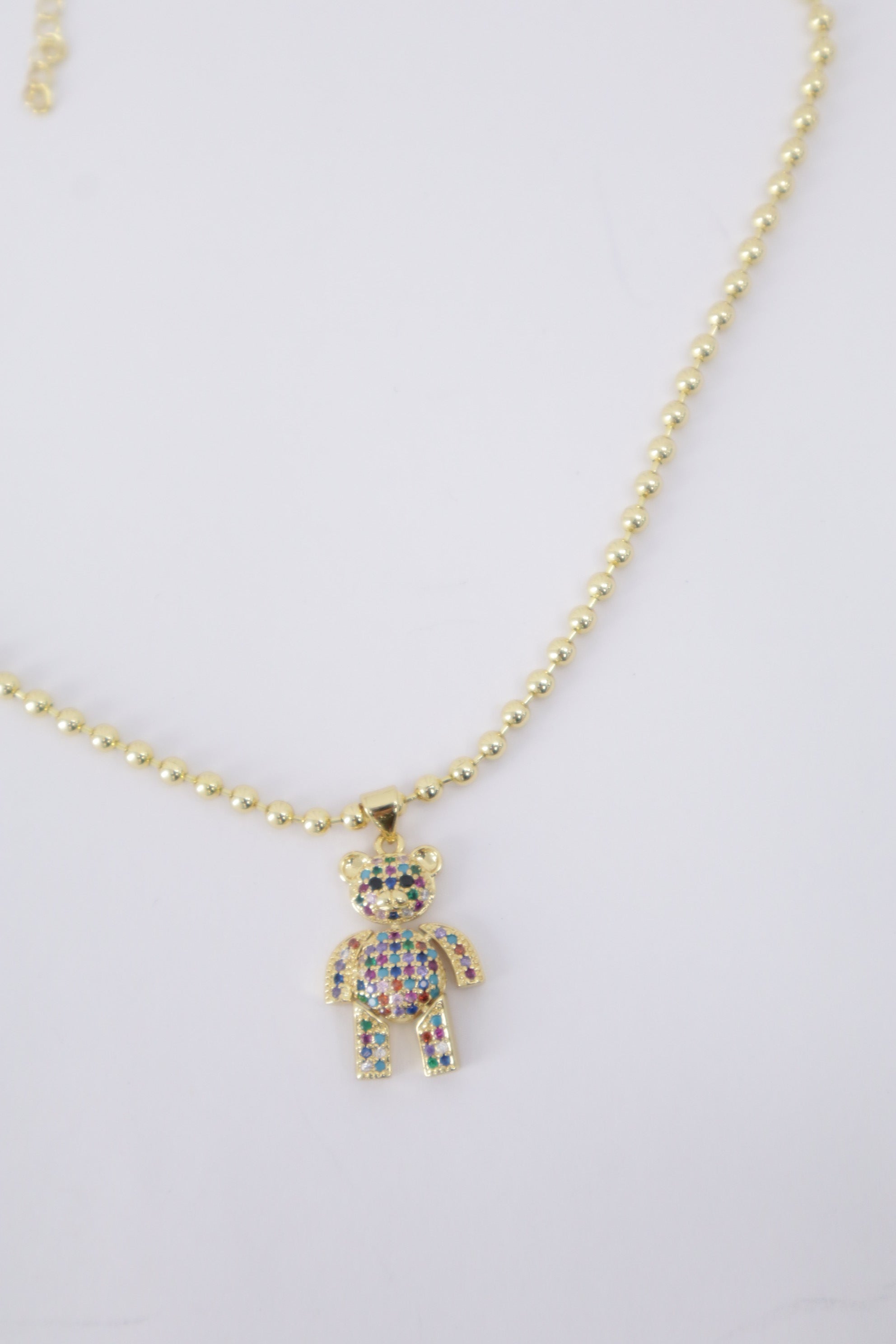 Collar acero oso multicolor