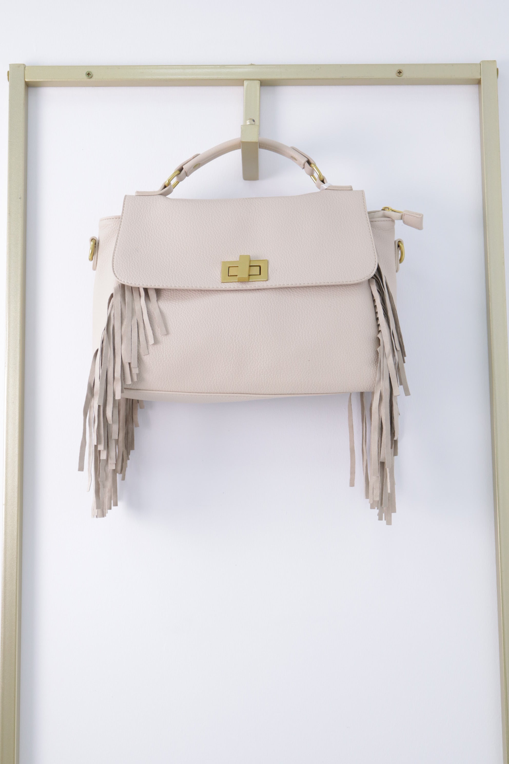 Bolso flecos piel 4513