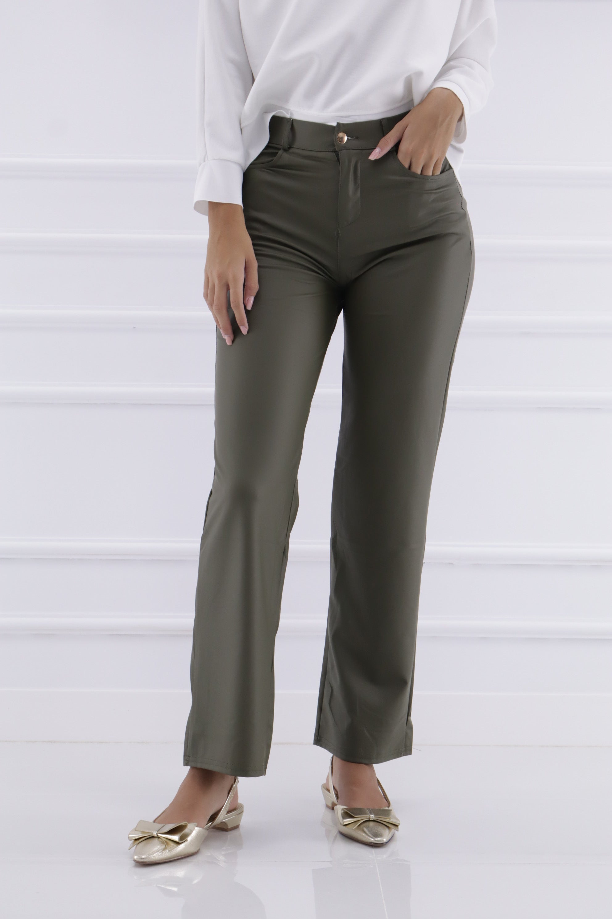 Pantalón polipiel S8008