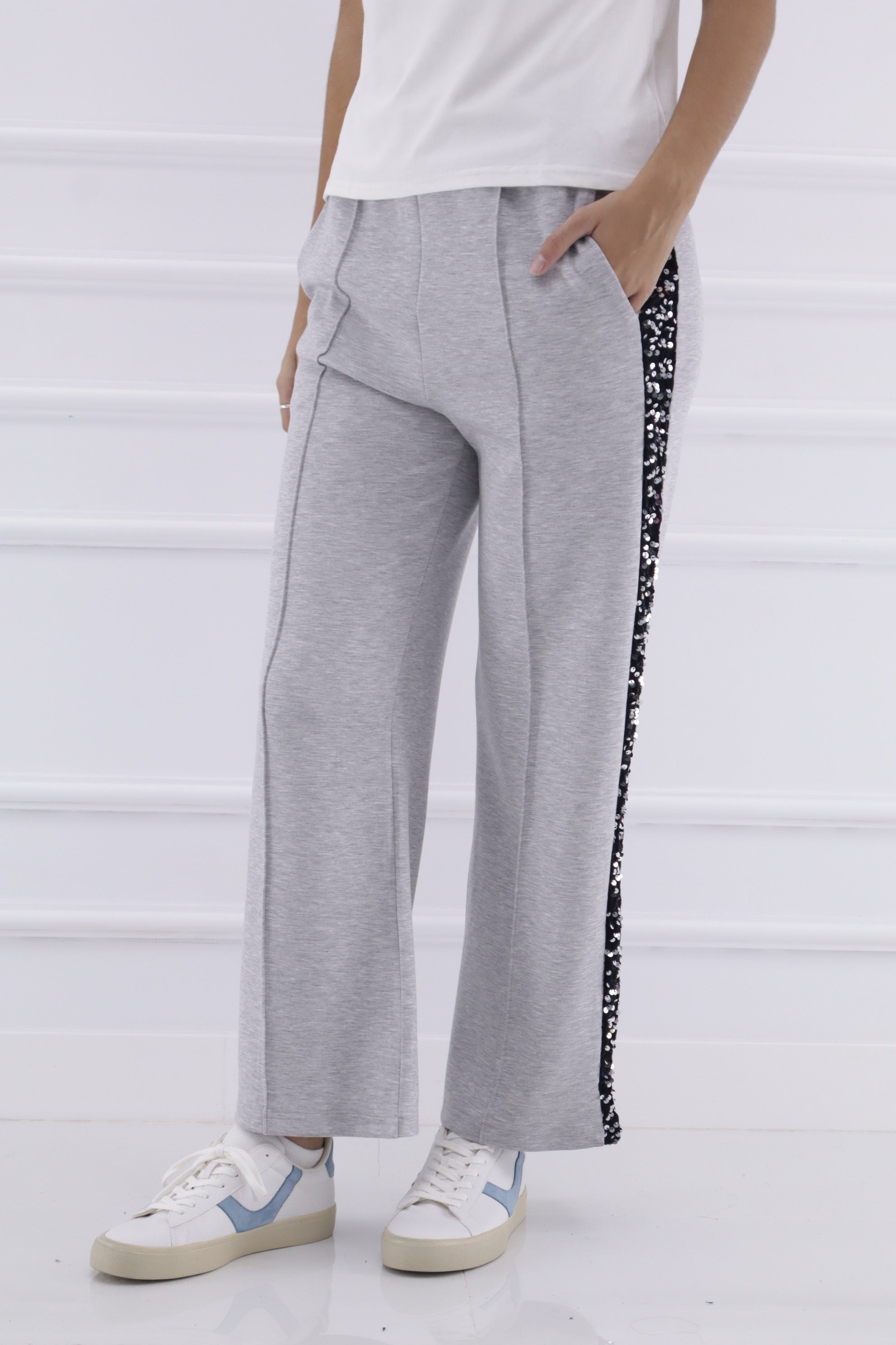 Pantalón RT904 sport raya brillo lateral