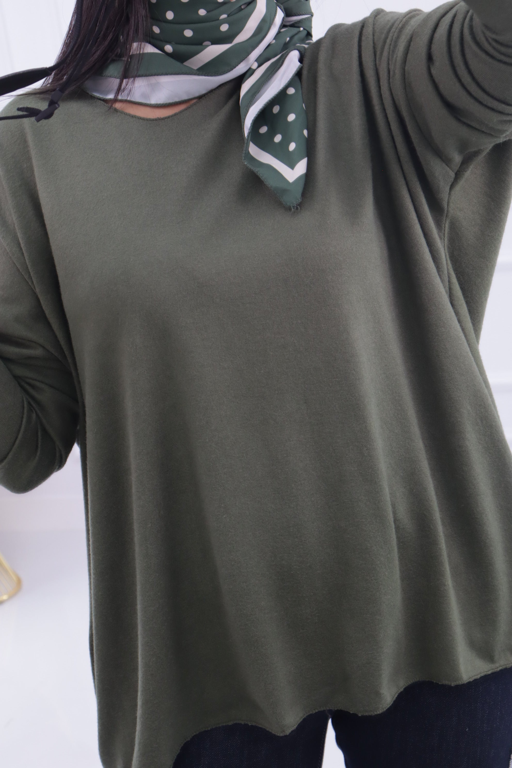 Camiseta pañuelo lunares