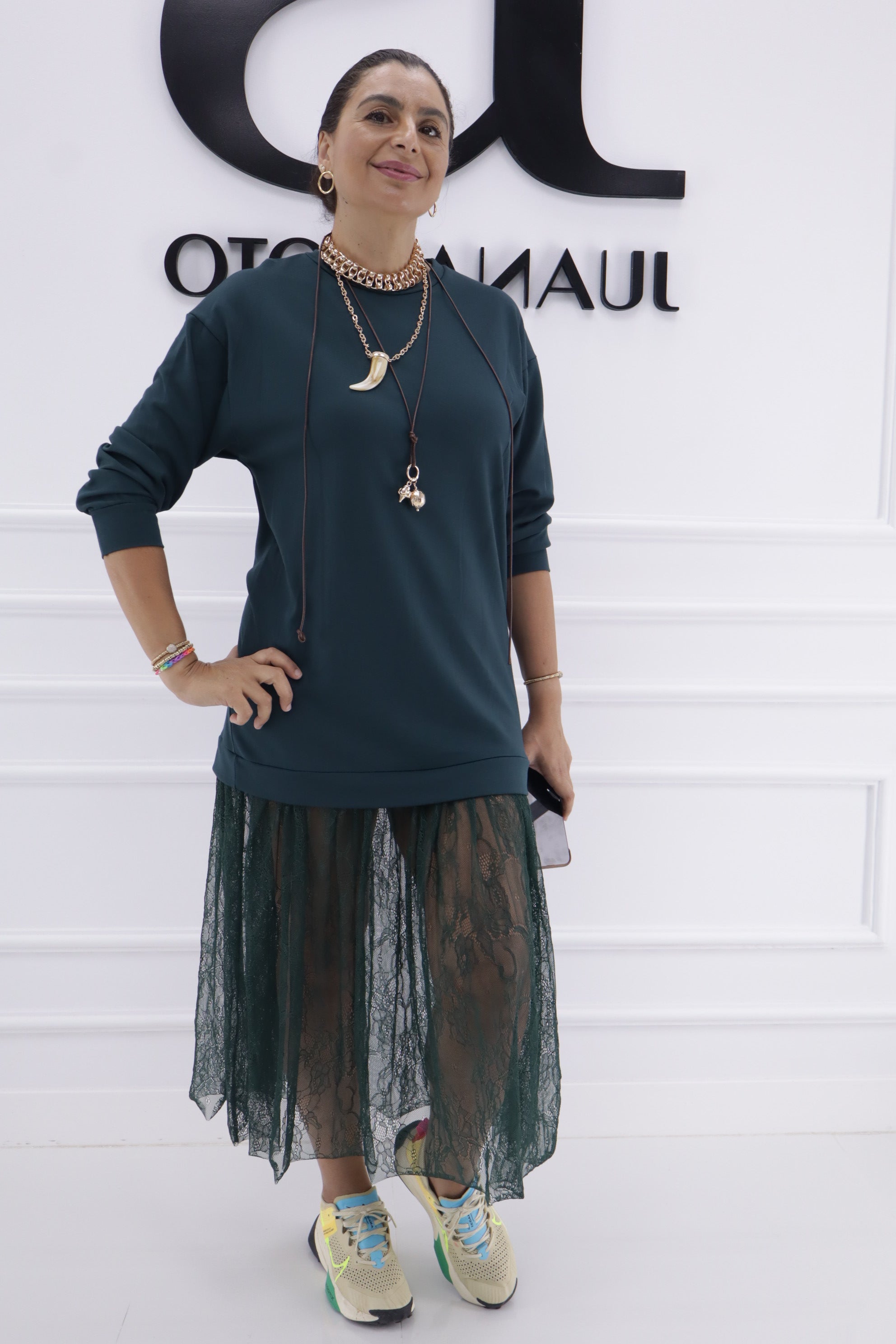Vestido encaje chulito