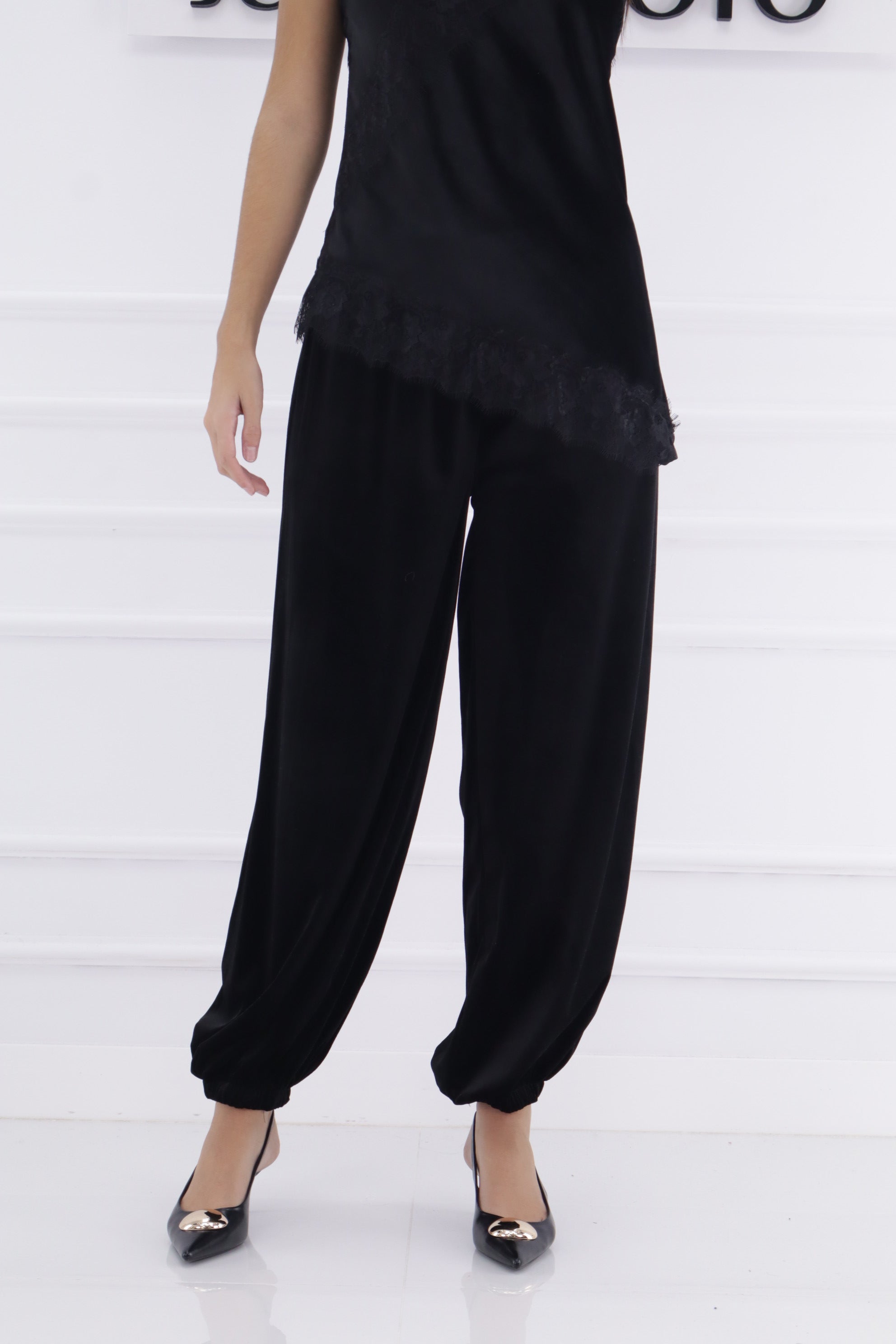 Pantalón bombacho terciopelo 851682