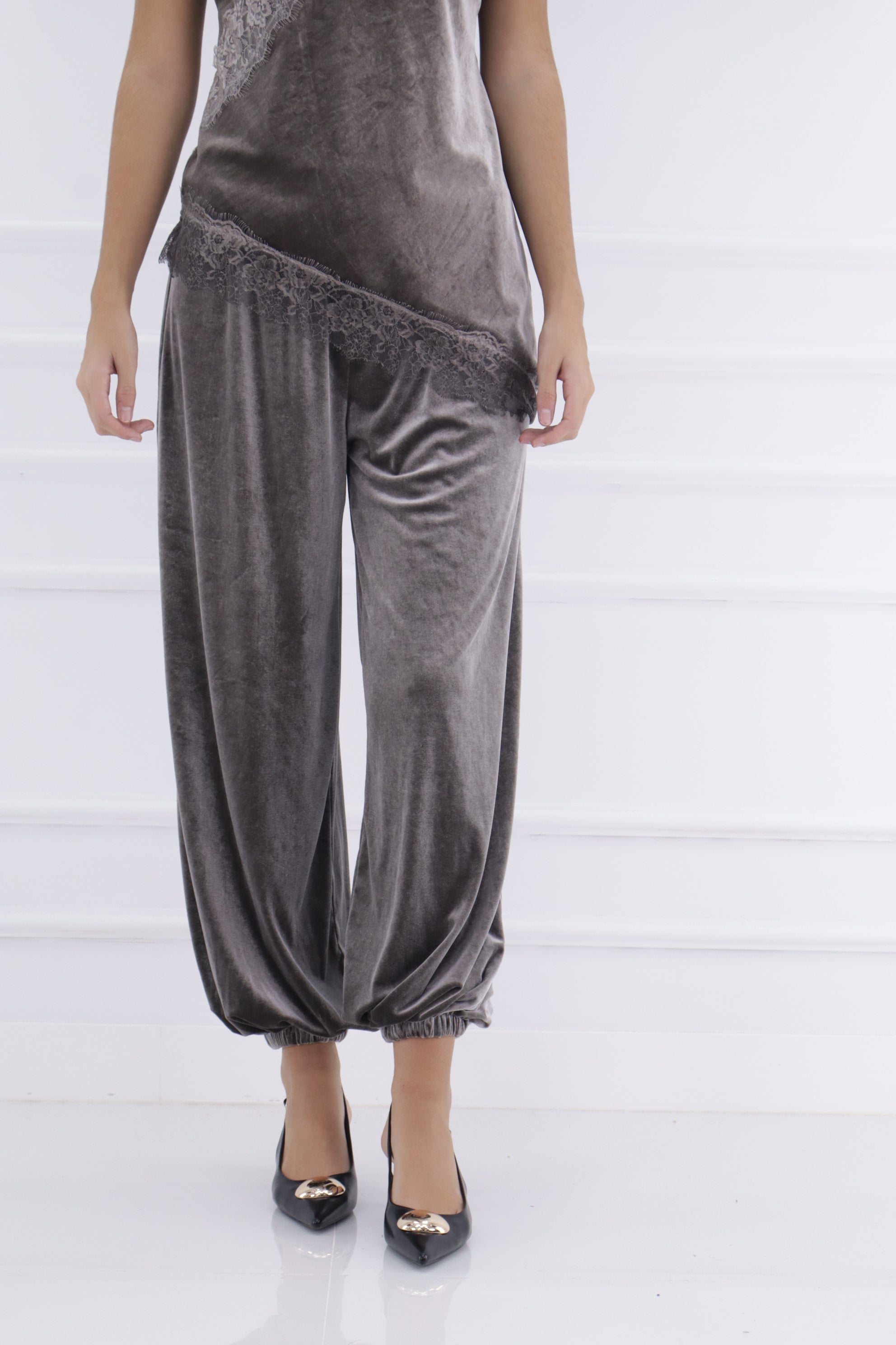 Pantalón bombacho terciopelo 851682