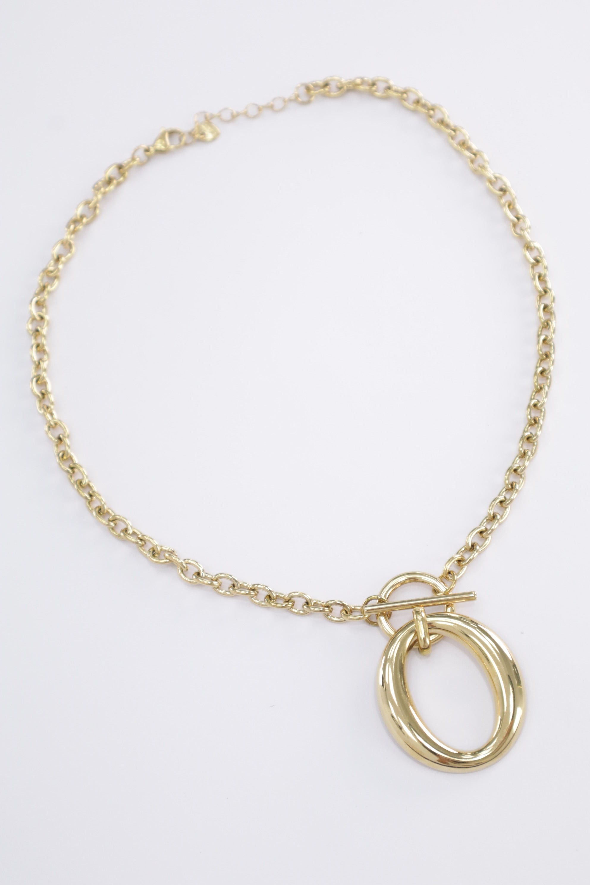 Collar circulo pequeño ACERO 001