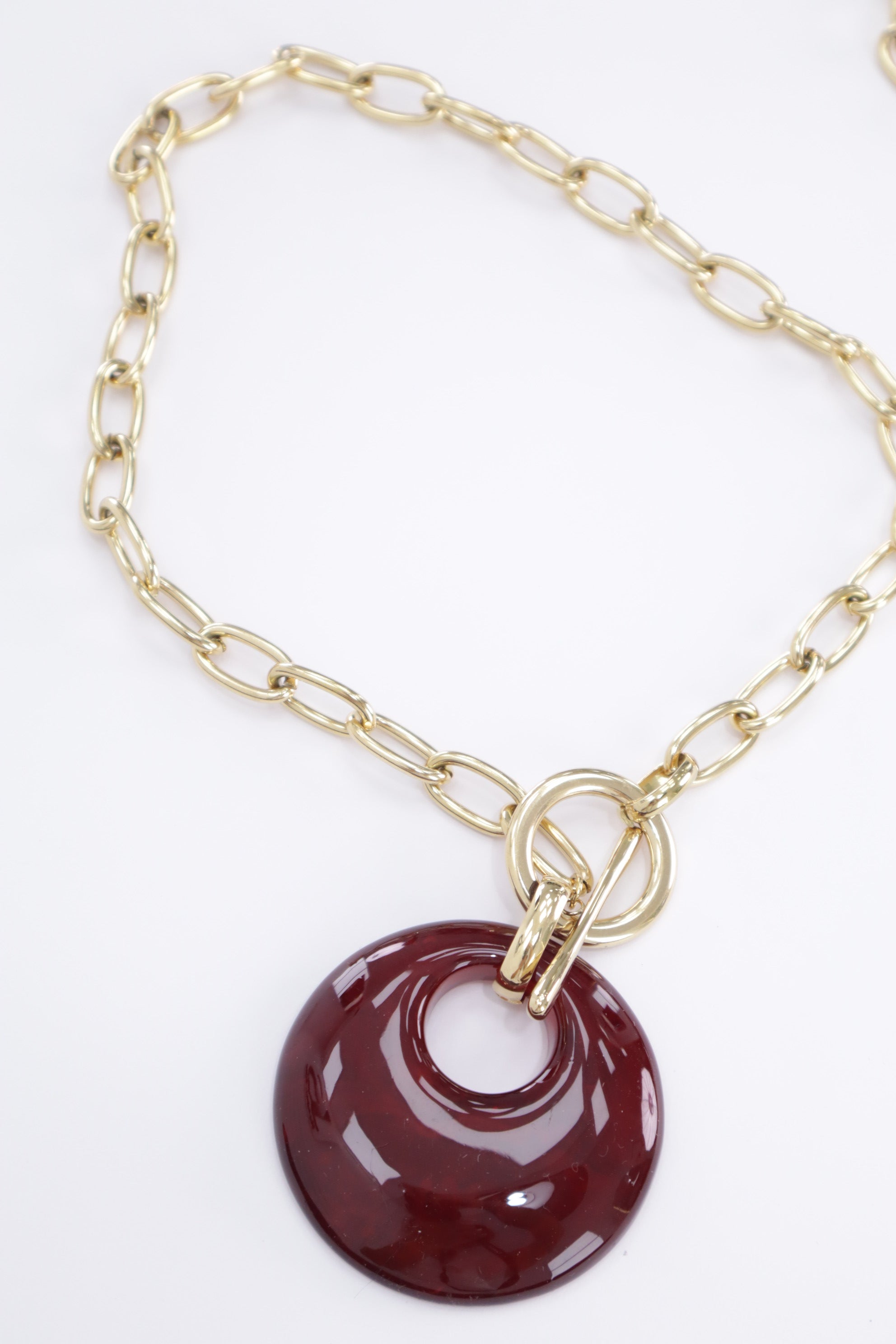 Collar circulo pasta 003 ACERO