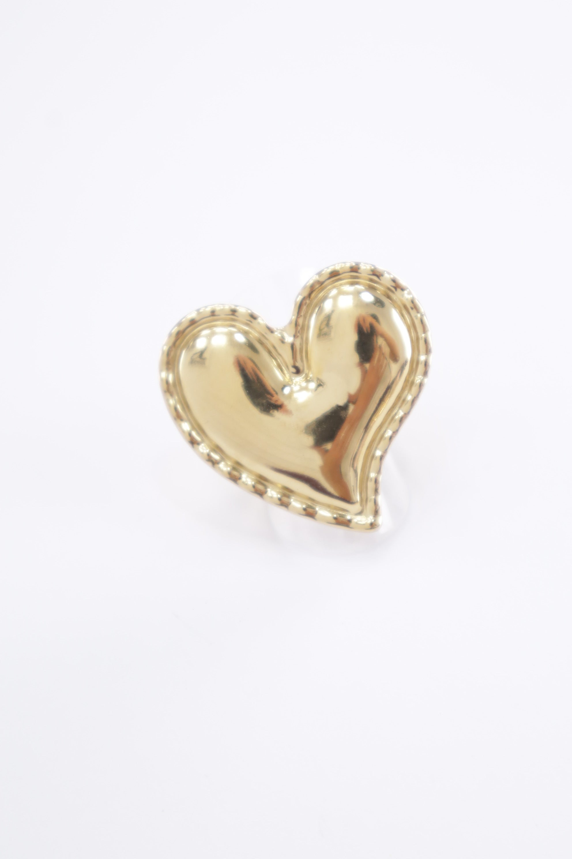 Anillo corazon ACERO