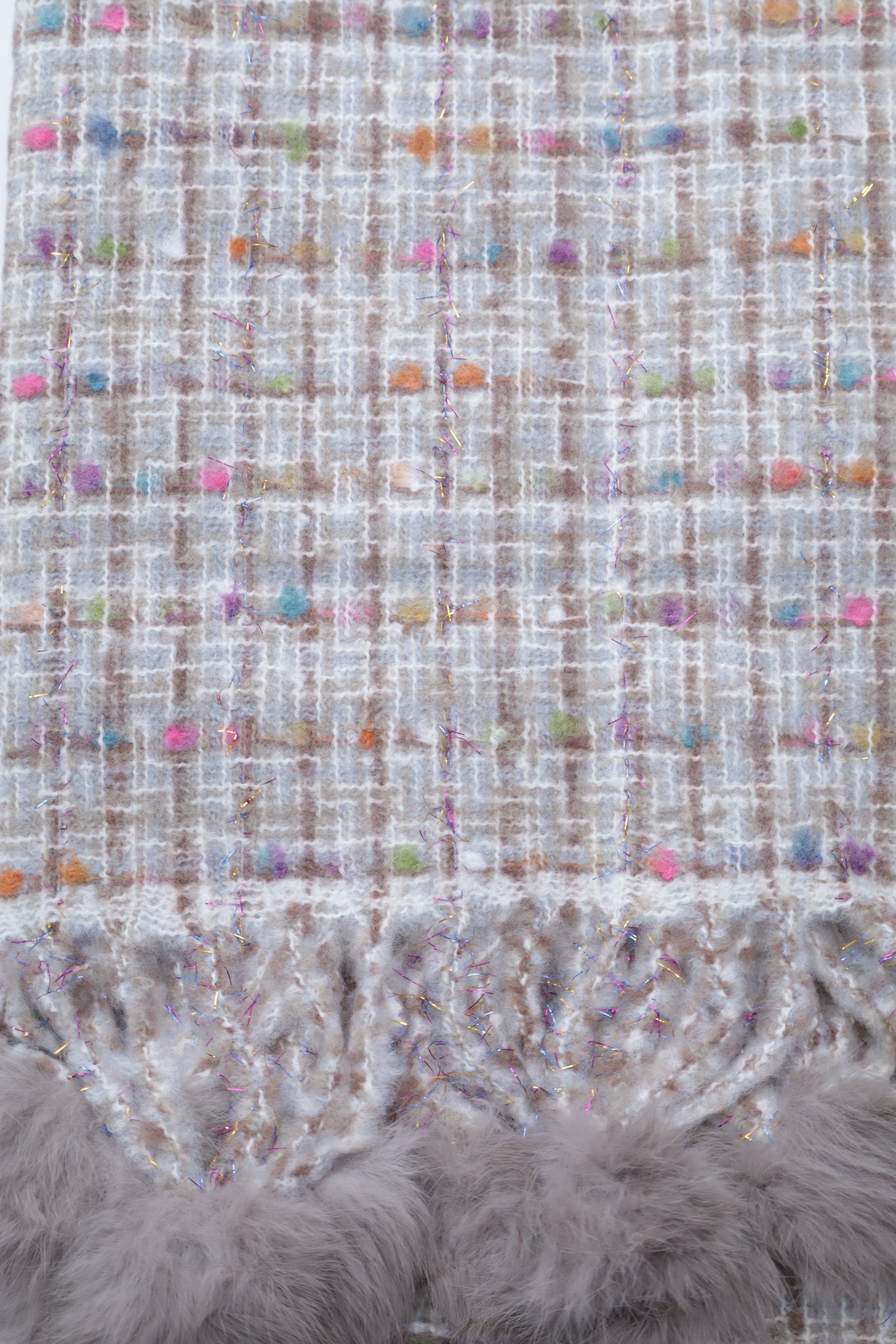 Bufanda pompones D2306