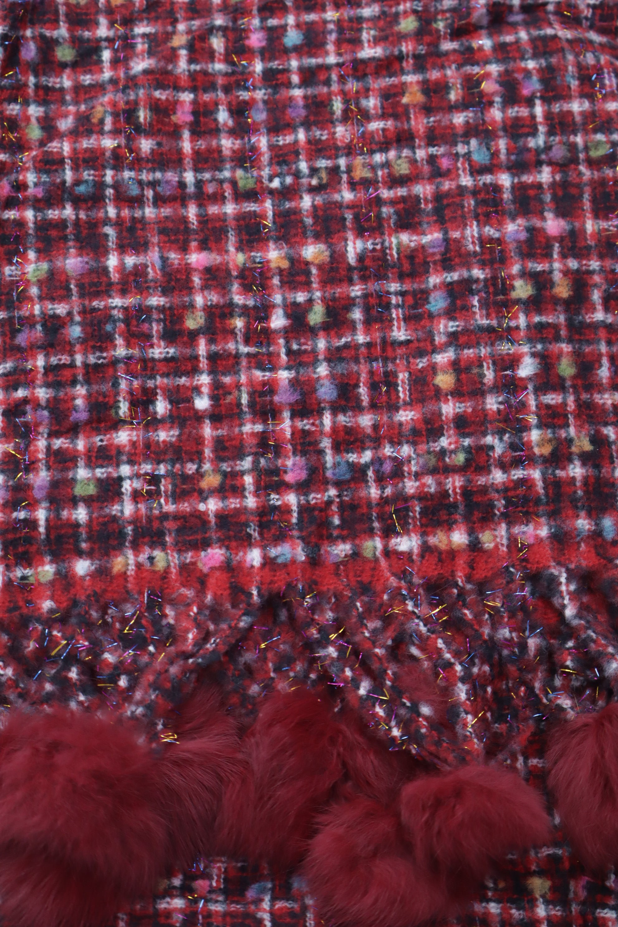 Bufanda pompones D2306