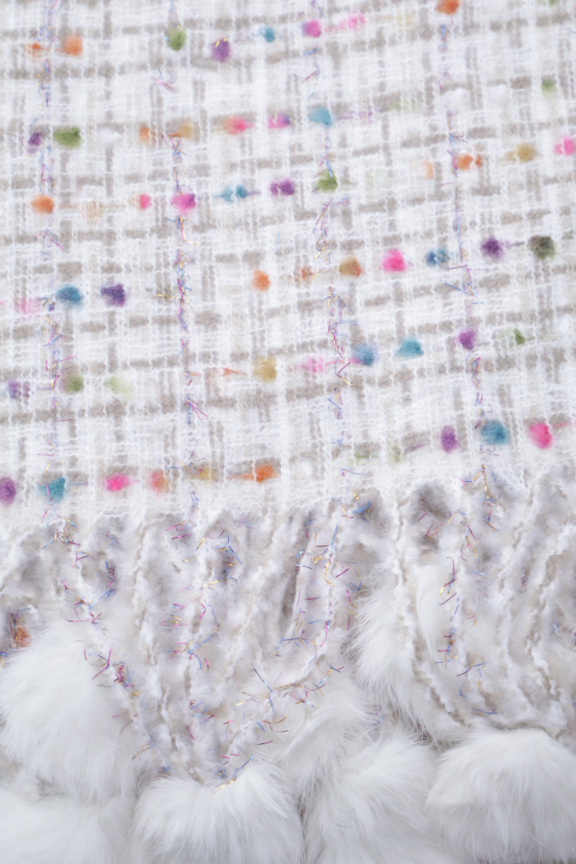 Bufanda pompones D2306