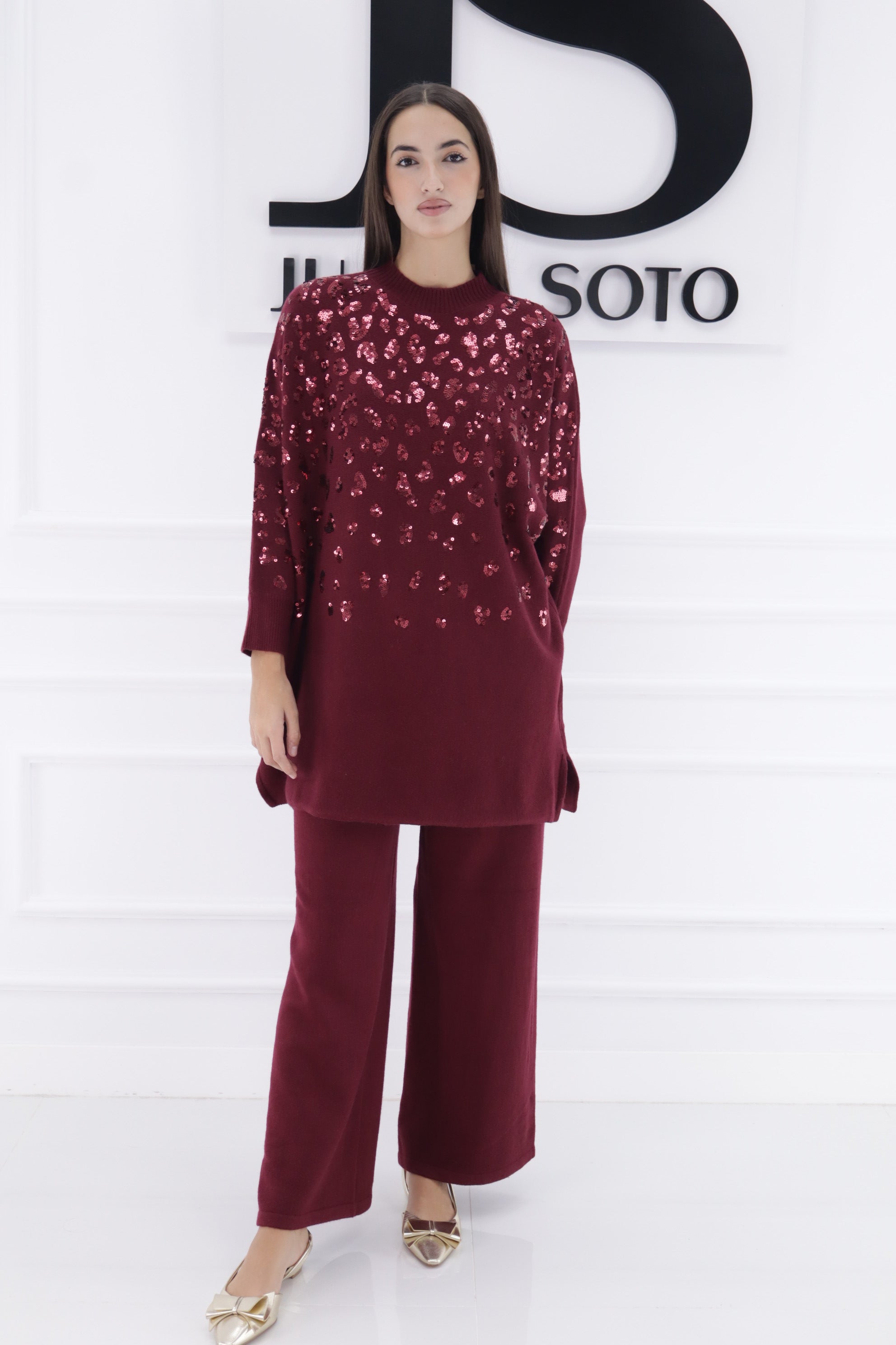 Conjunto Y-3#(LENTEJUELAS PRINT)