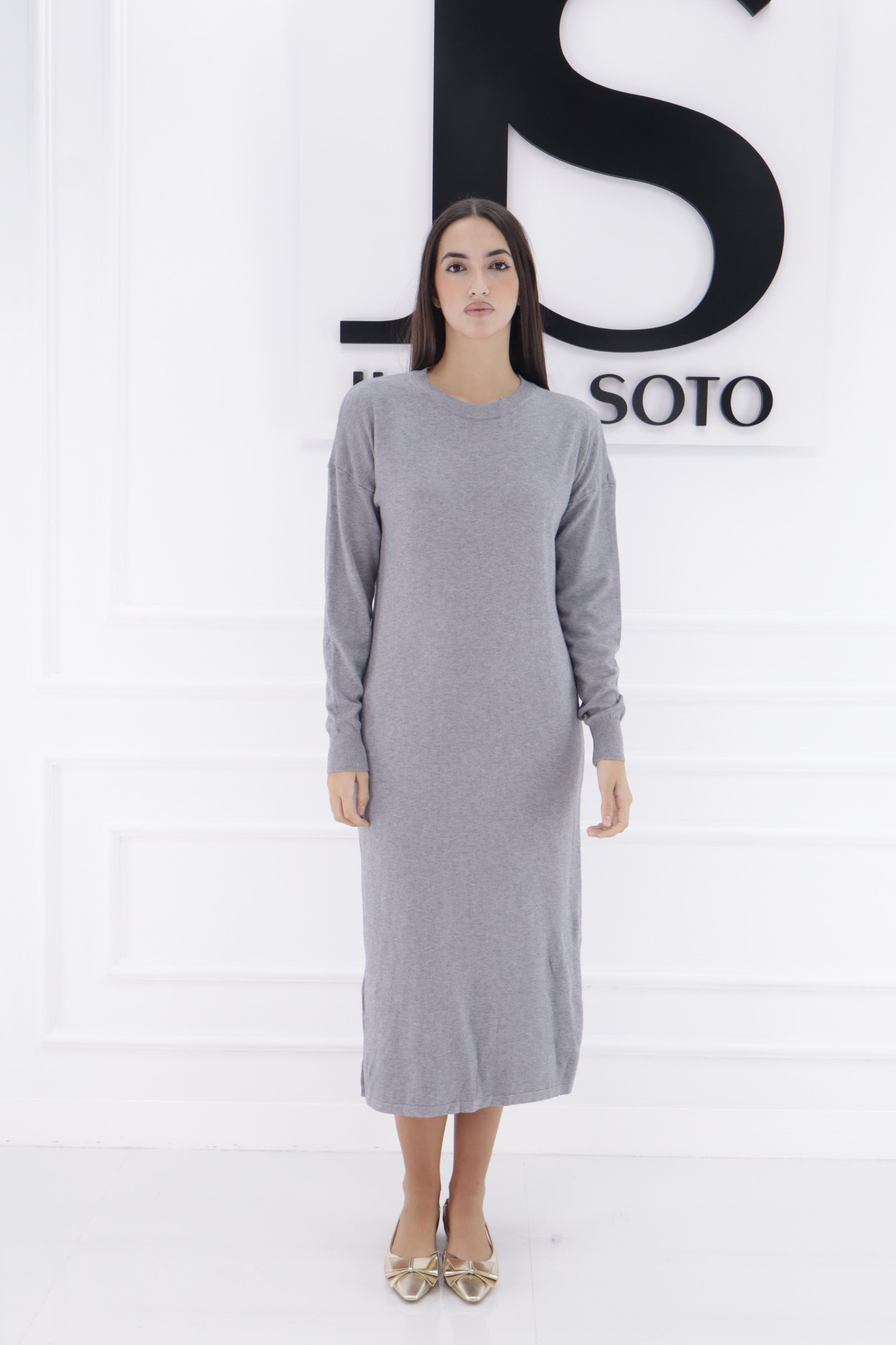 Vestido punto M2526(cuello redondo)