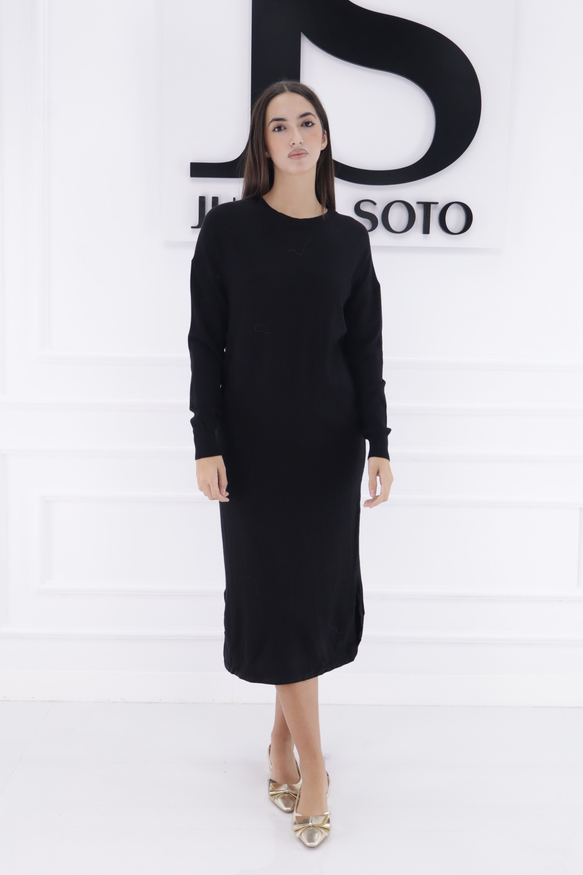 Vestido punto M2526(cuello redondo)