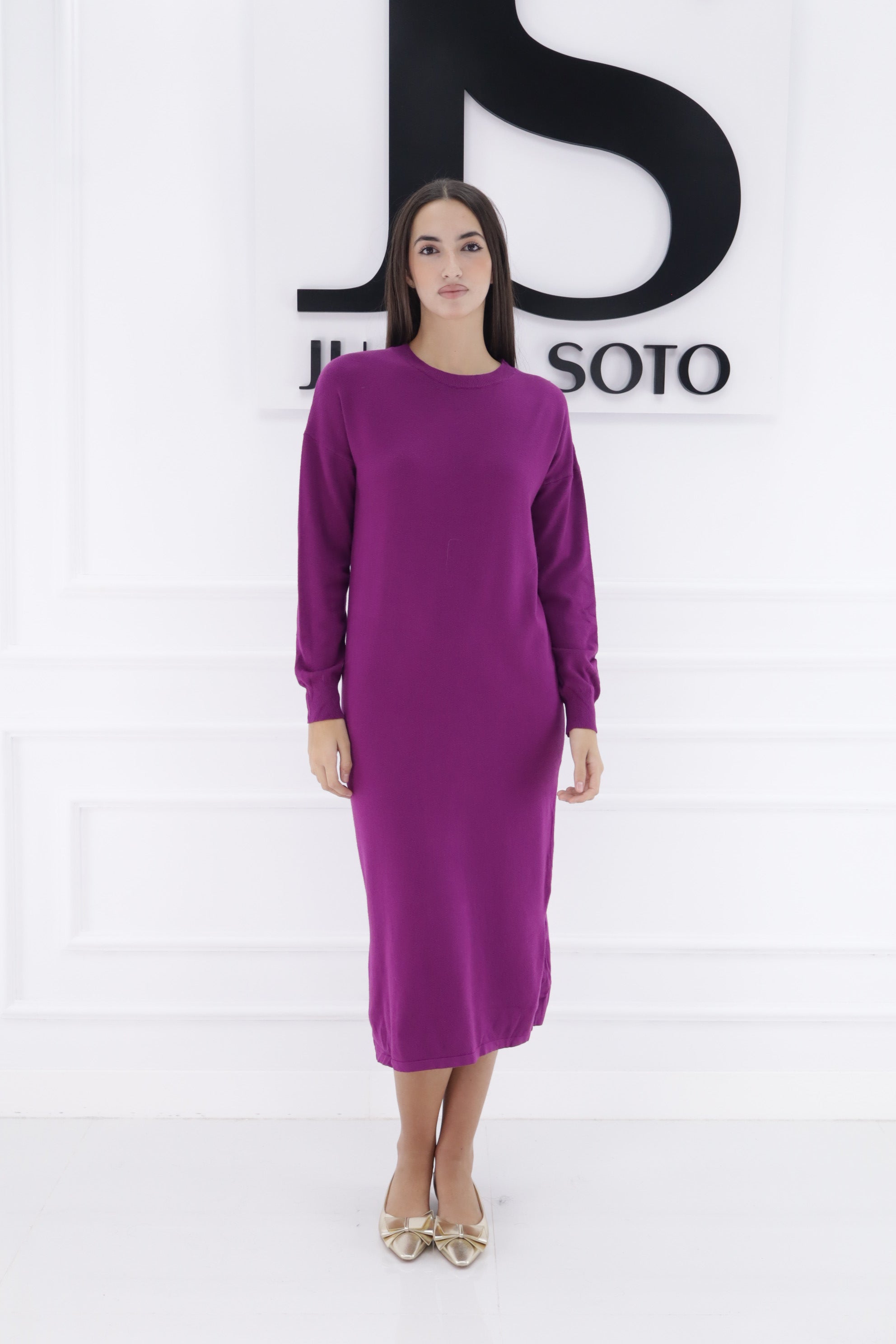 Vestido punto M2526(cuello redondo)