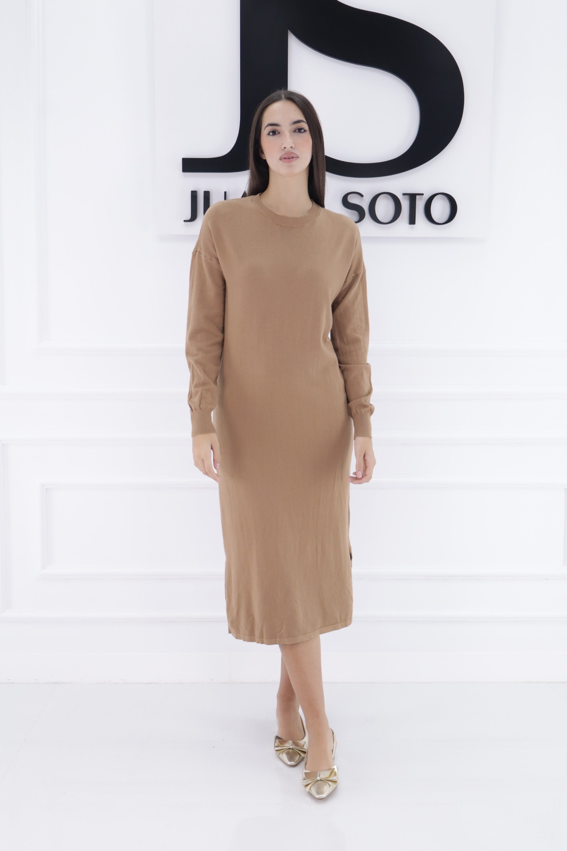 Vestido punto M2526(cuello redondo)