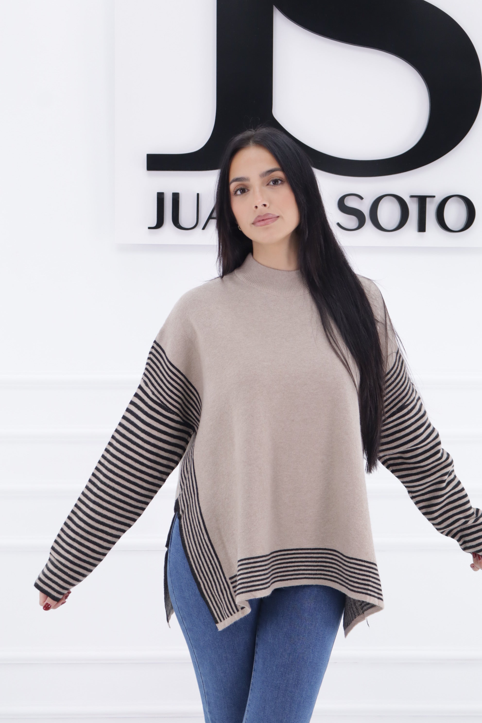 Jersey mangas rayas 2756