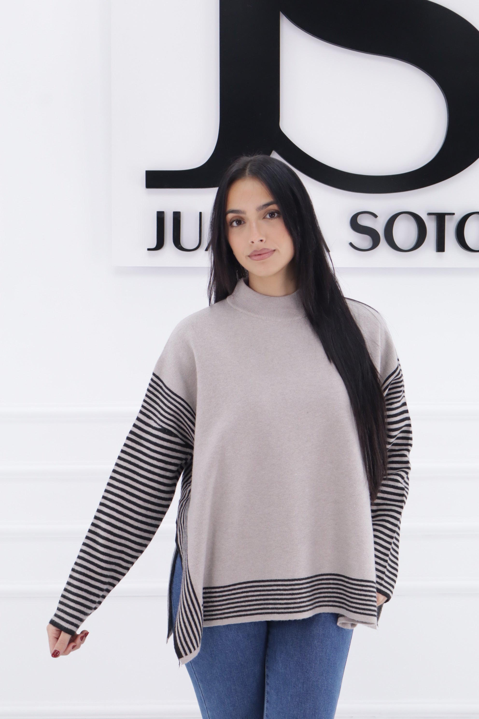 Jersey mangas rayas 2756