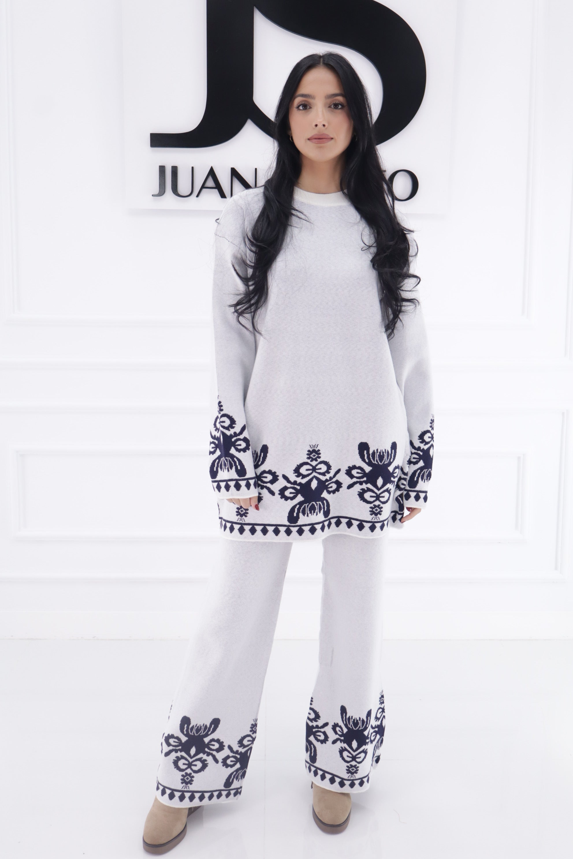 Conjunto 25-2820 estampado flores