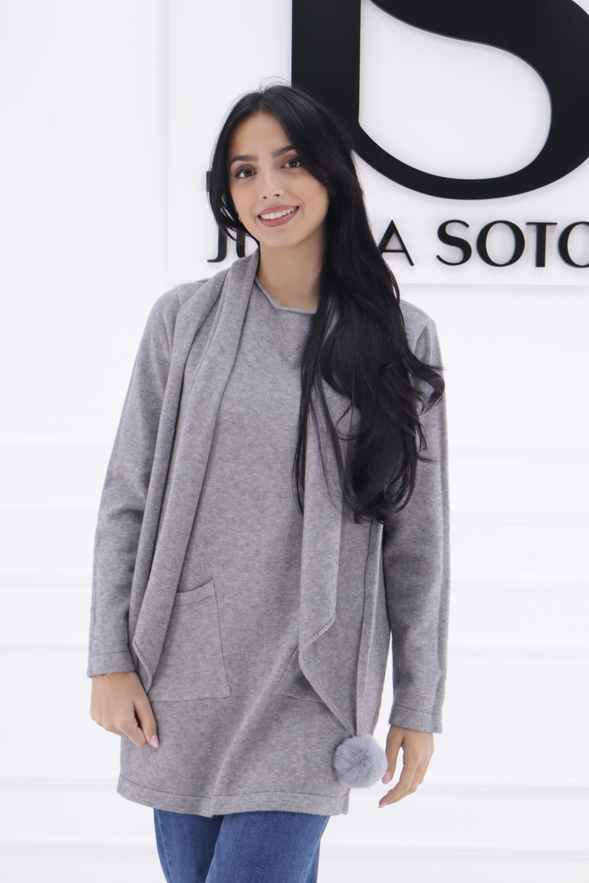 Jersey BUFANDA POMPON ZDB110