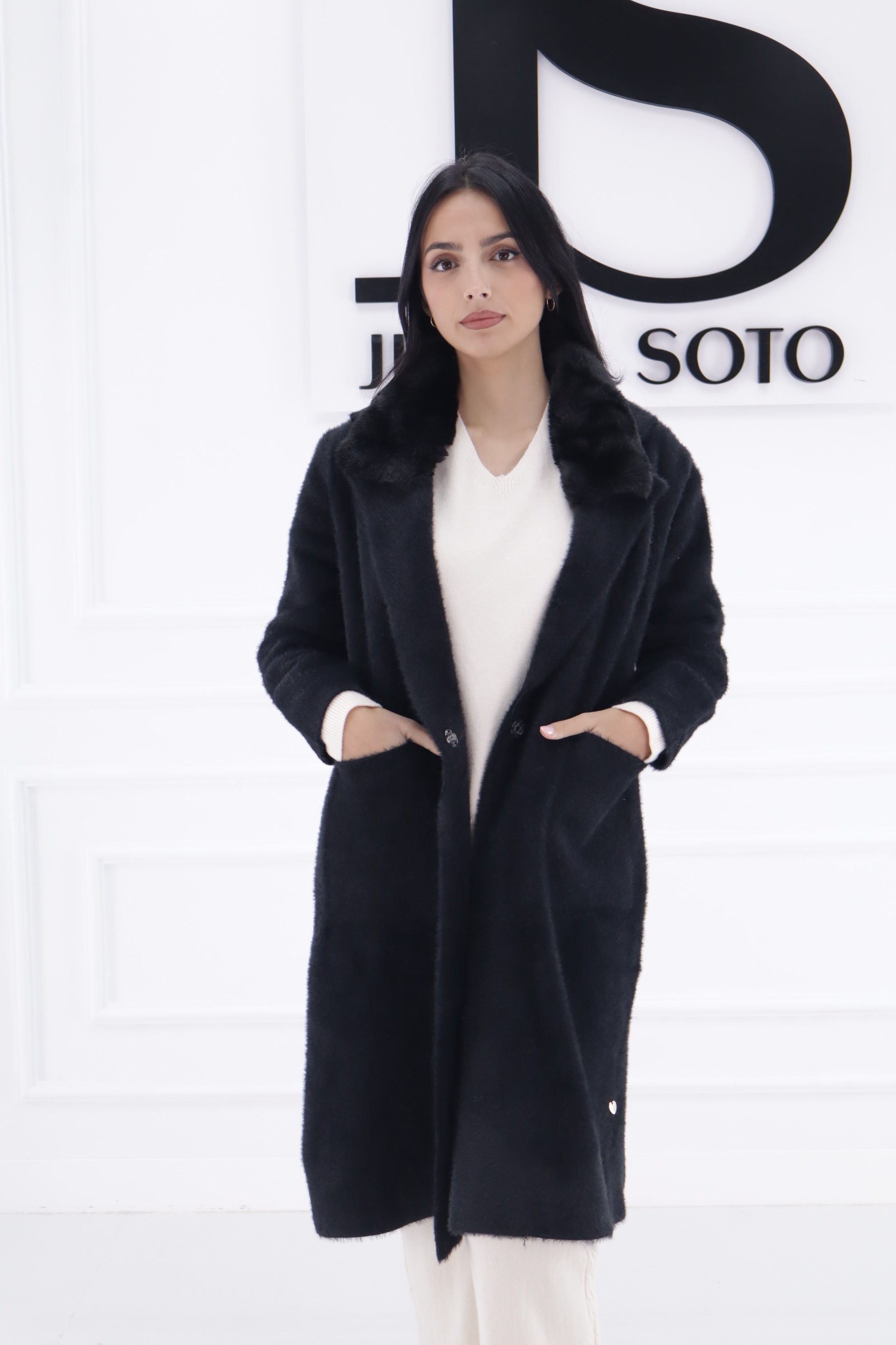 Abrigo pelo cuello ZDB026