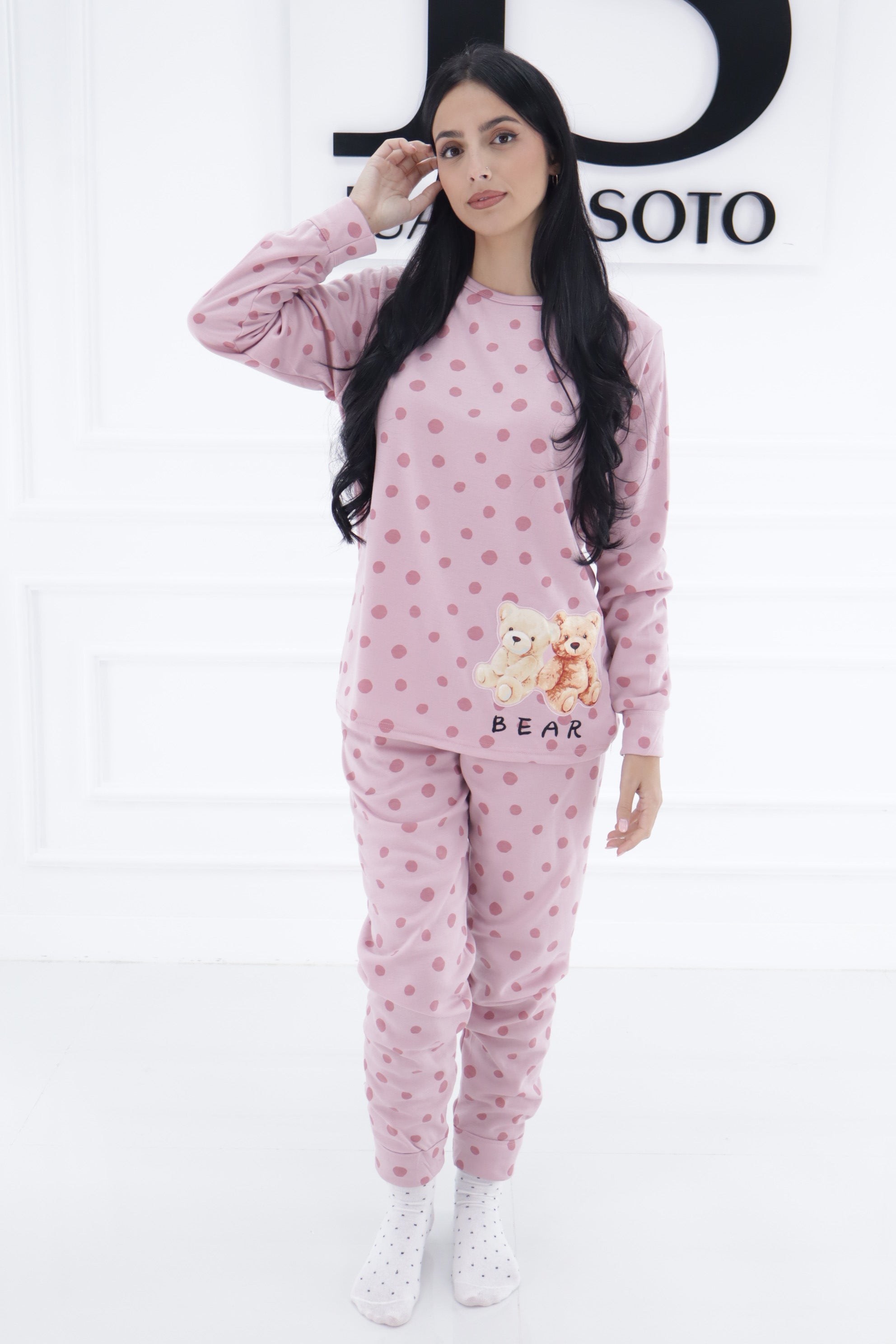 Pijama lunares A9928