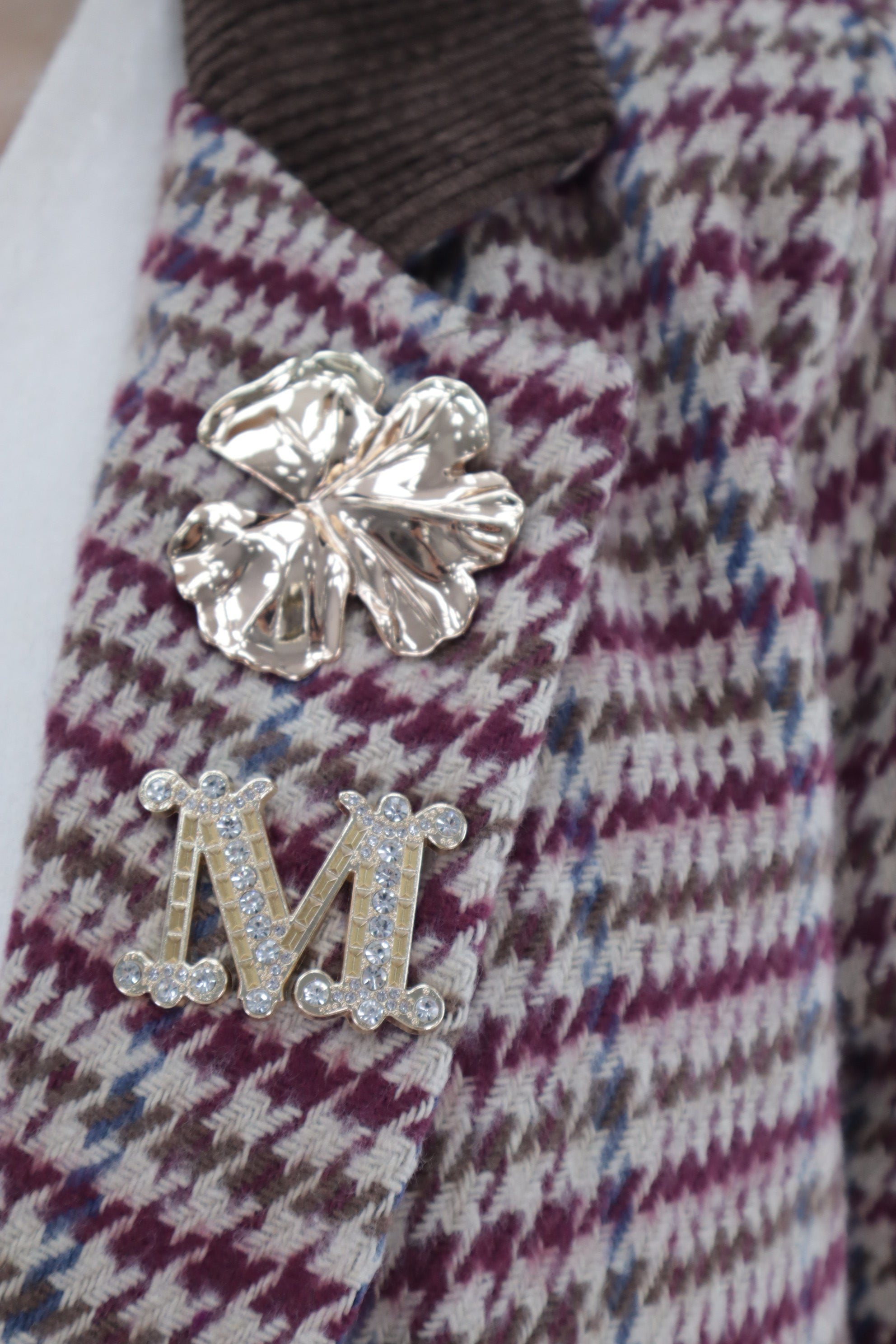 Chaqueta osito cuadro