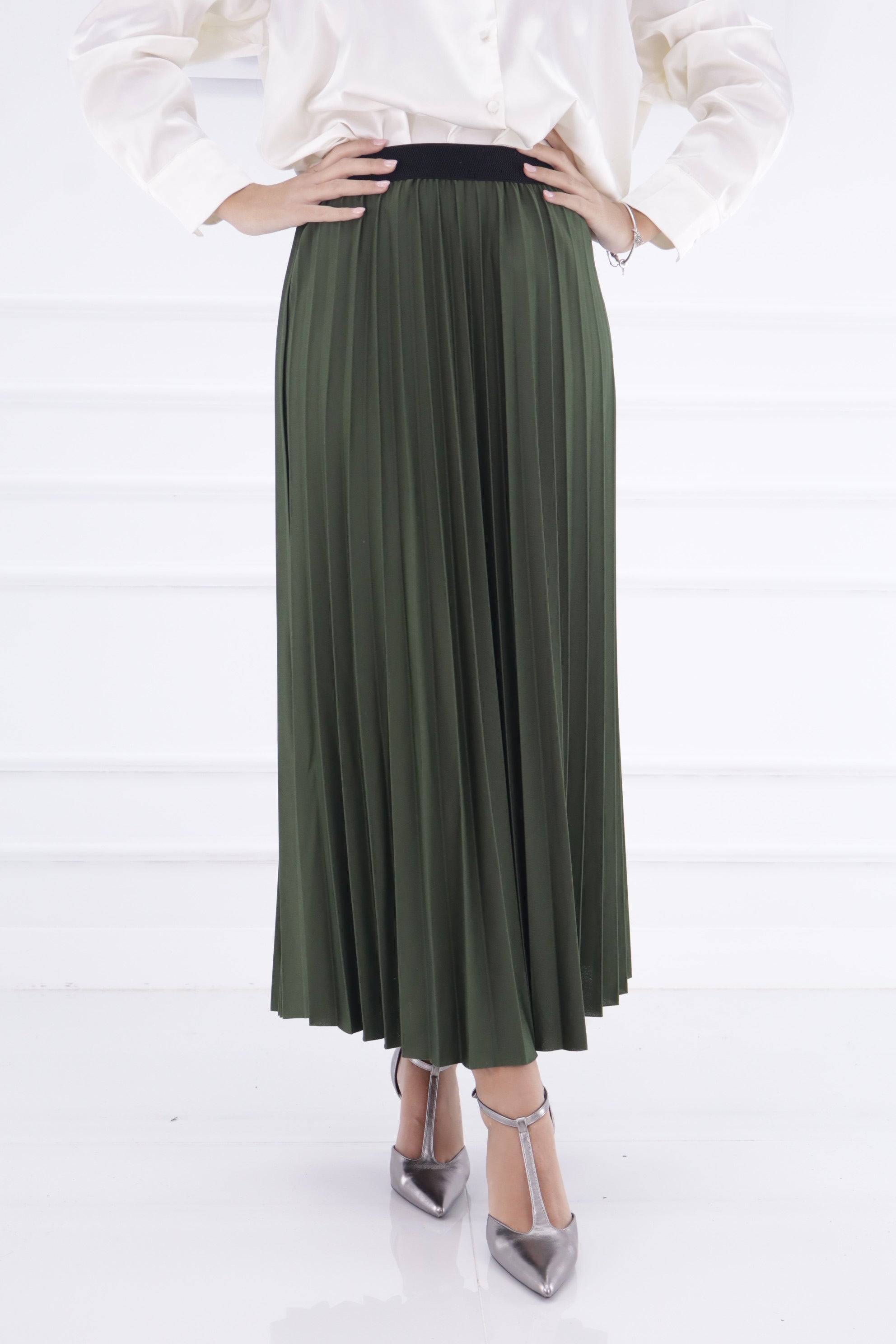 Falda plisada